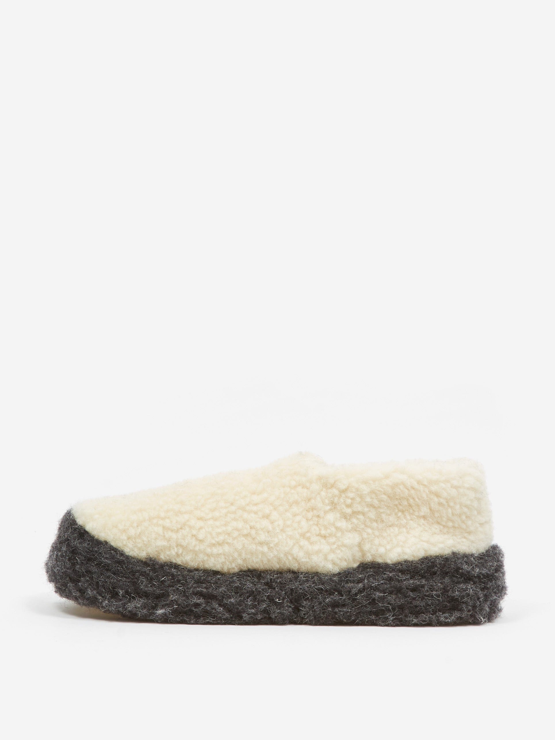 Yoko Wool x Goodhood Siberian Wool Slipper - Natural