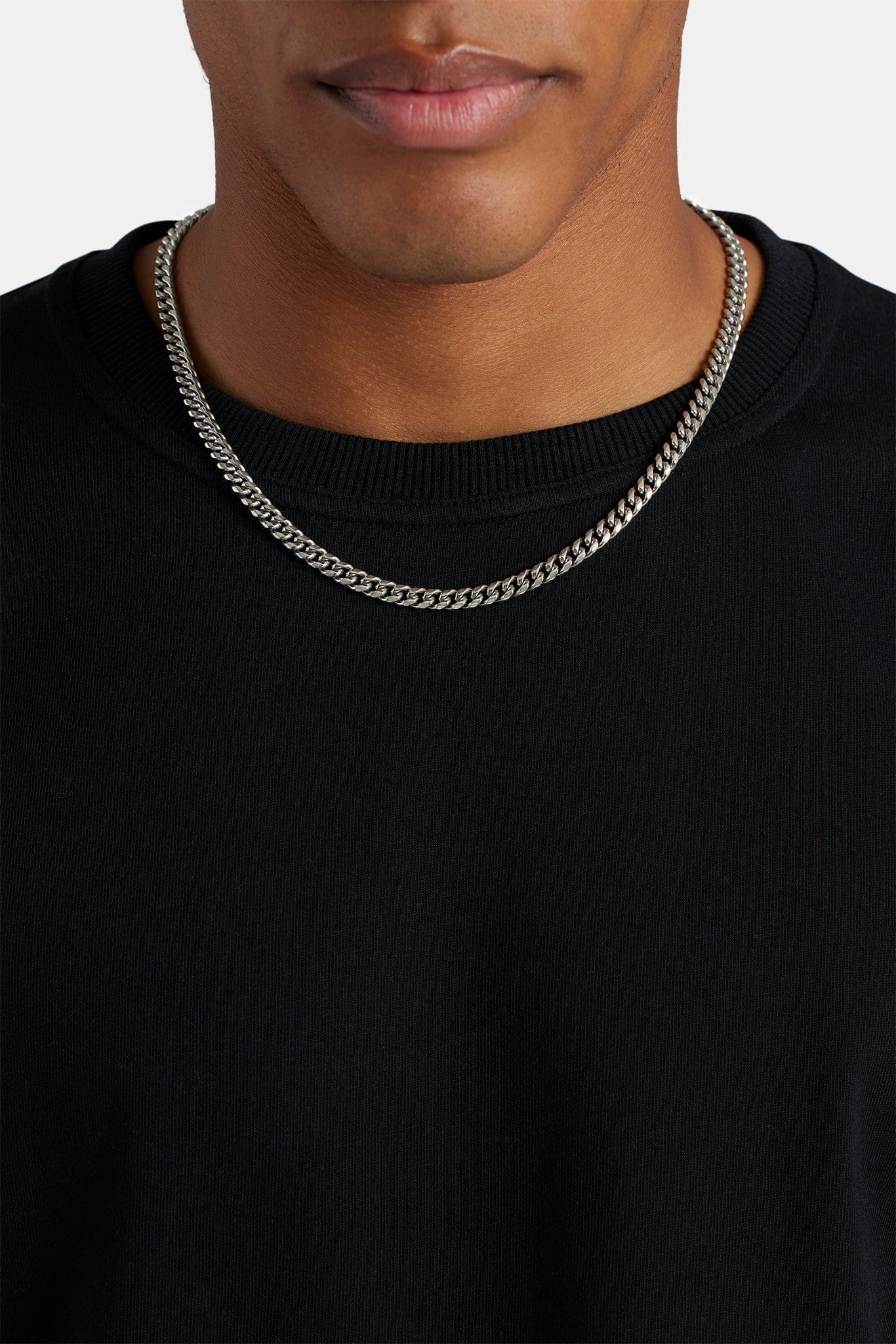 Cernucci Miami Cuban Chain - 5 mm - White