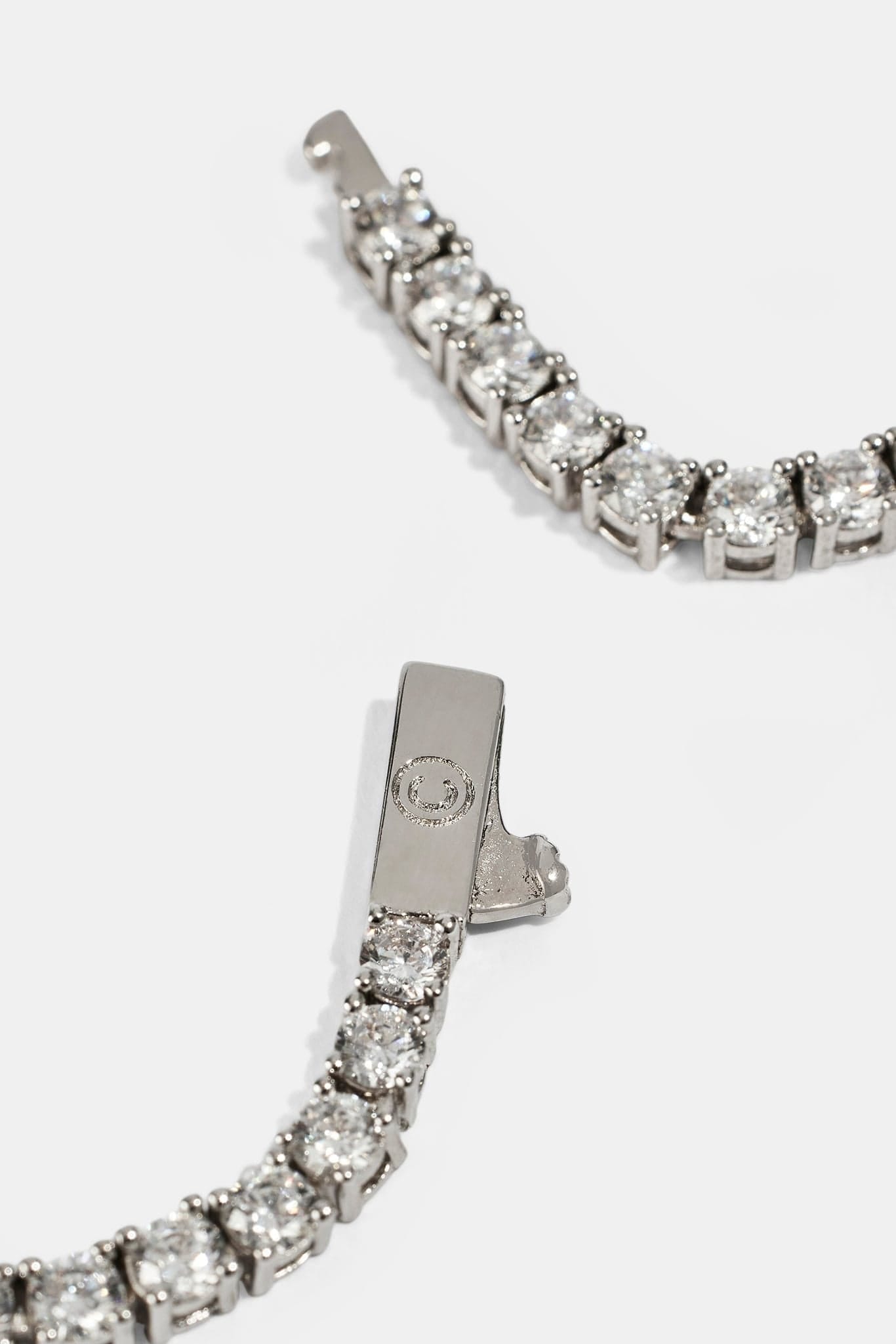 Cernucci Tennis Chain - 3 mm - White