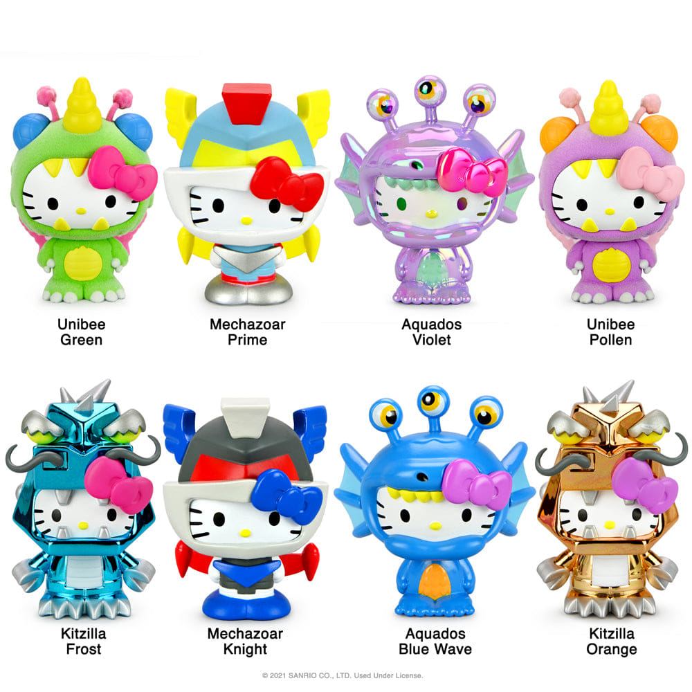 Sanrio Hello Kitty® Kaiju Monsters 3" Collectible Vinyl Figures by Kidrobot