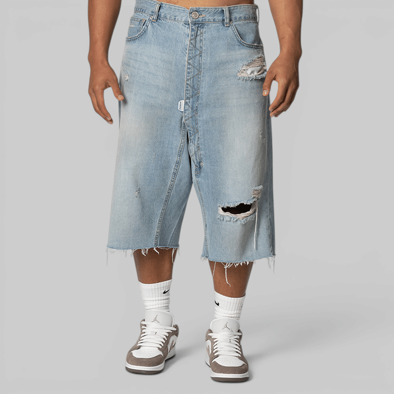 Protocol Index Long Zipper Short - Blue