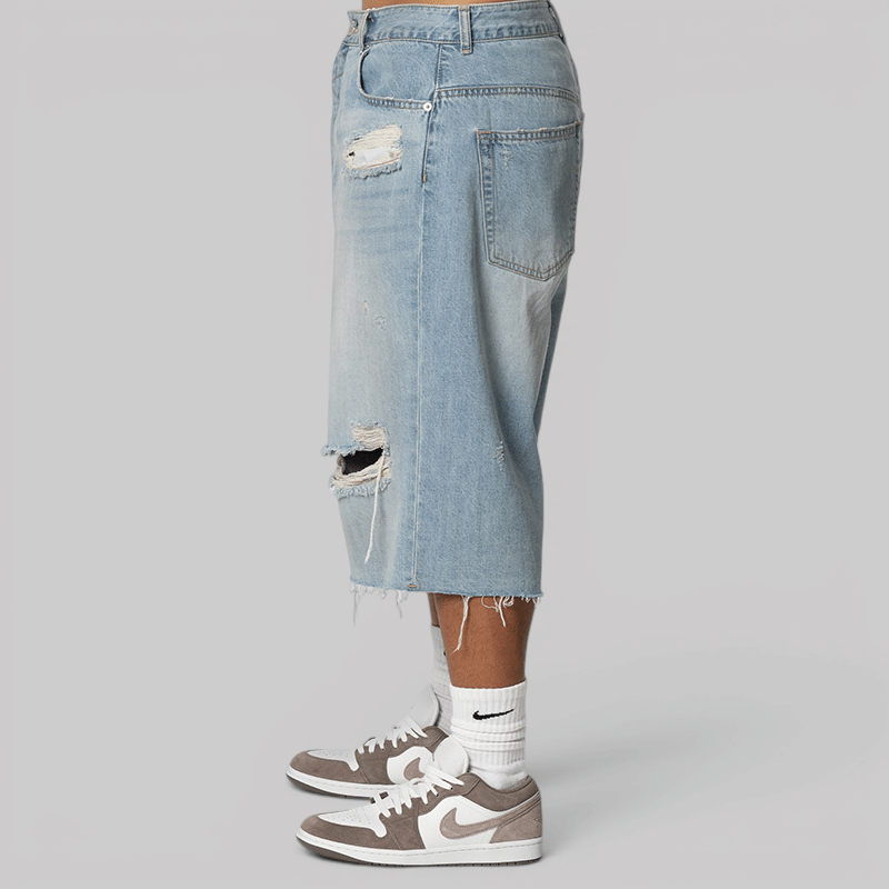 Protocol Index Long Zipper Short - Blue