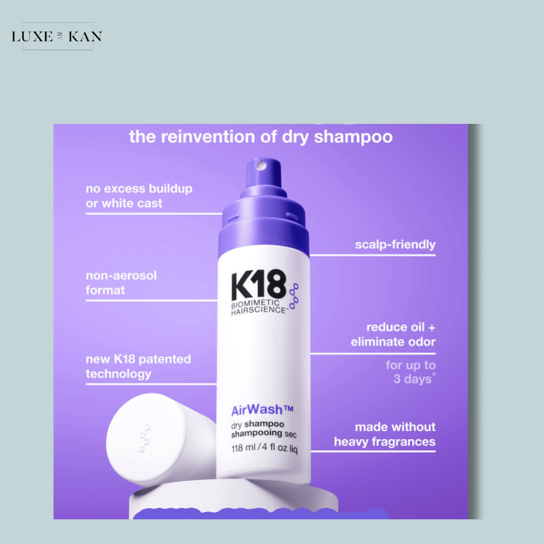 K18 Biomimetic Hairscience AirWash Dry Shampoo 118 ml