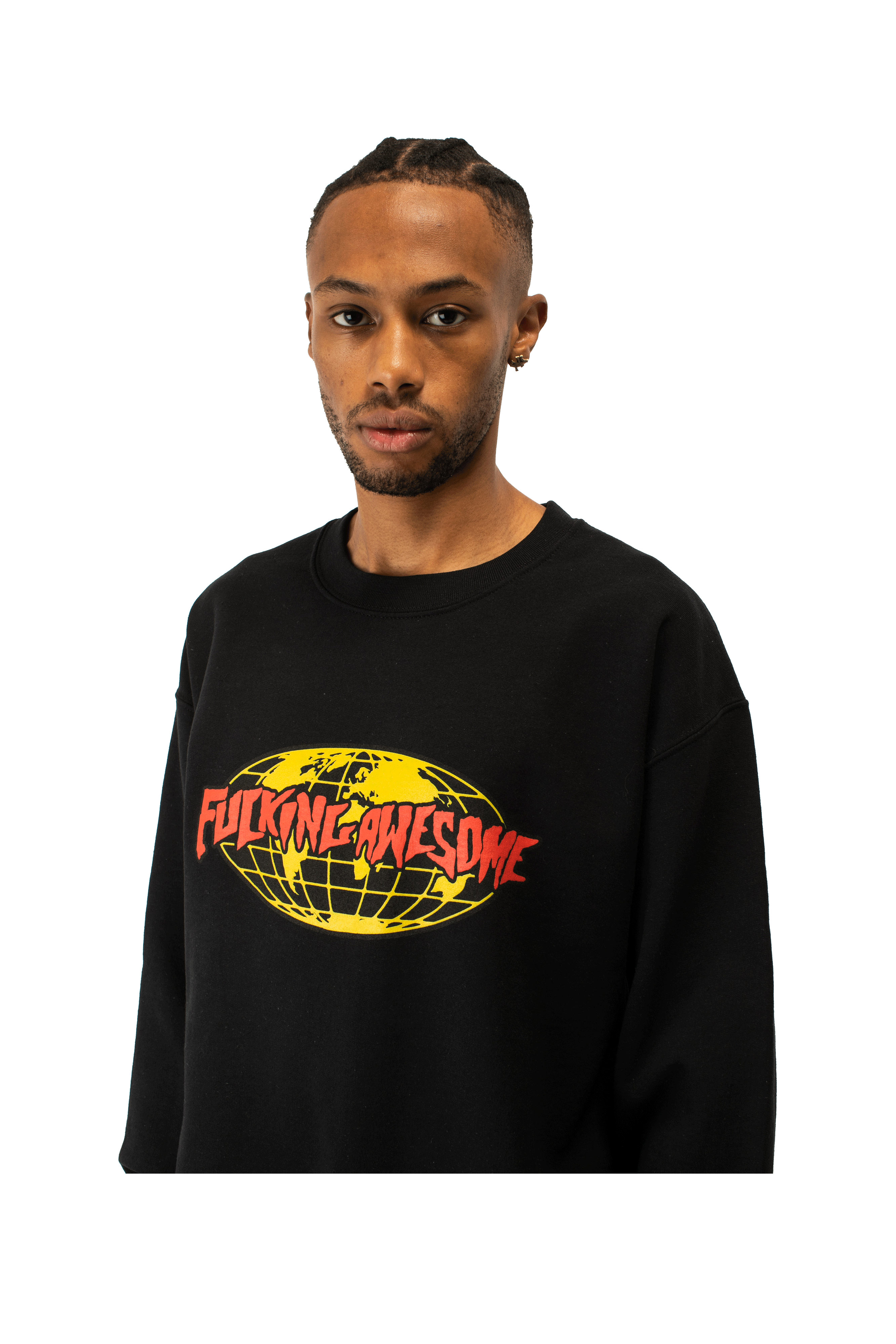 Fucking Awesome FA World Logo Crewneck