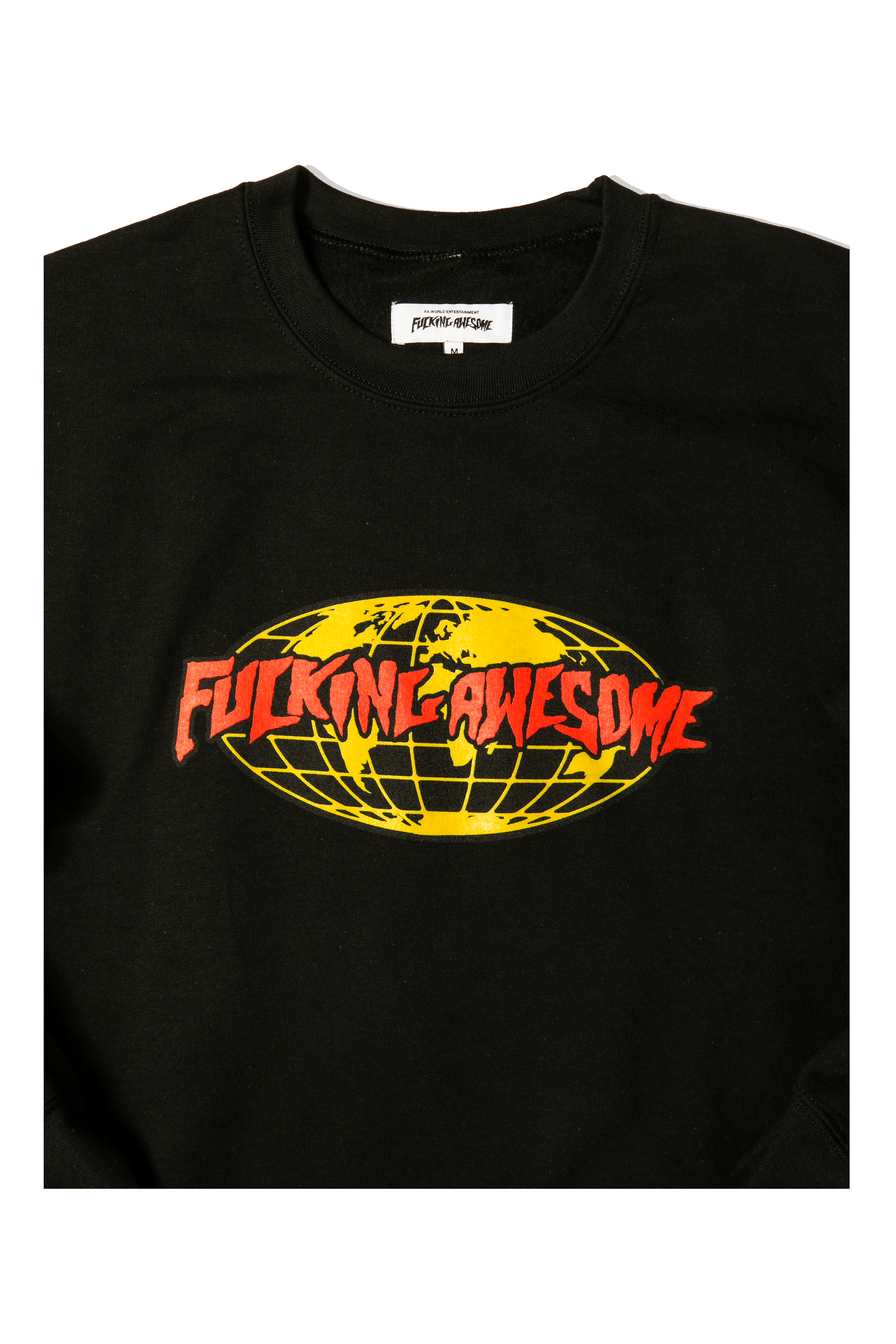 Fucking Awesome FA World Logo Crewneck