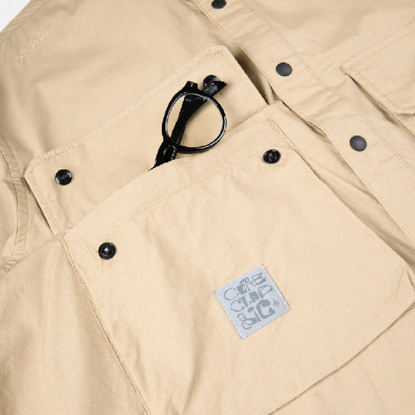 Arthefact Lais Ls Utility Shirt - Ecru