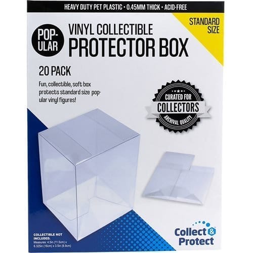 Entertainment Earth 3 3/4 - Inch Vinyl Collectible Collapsible Protector Box 20 - Pack