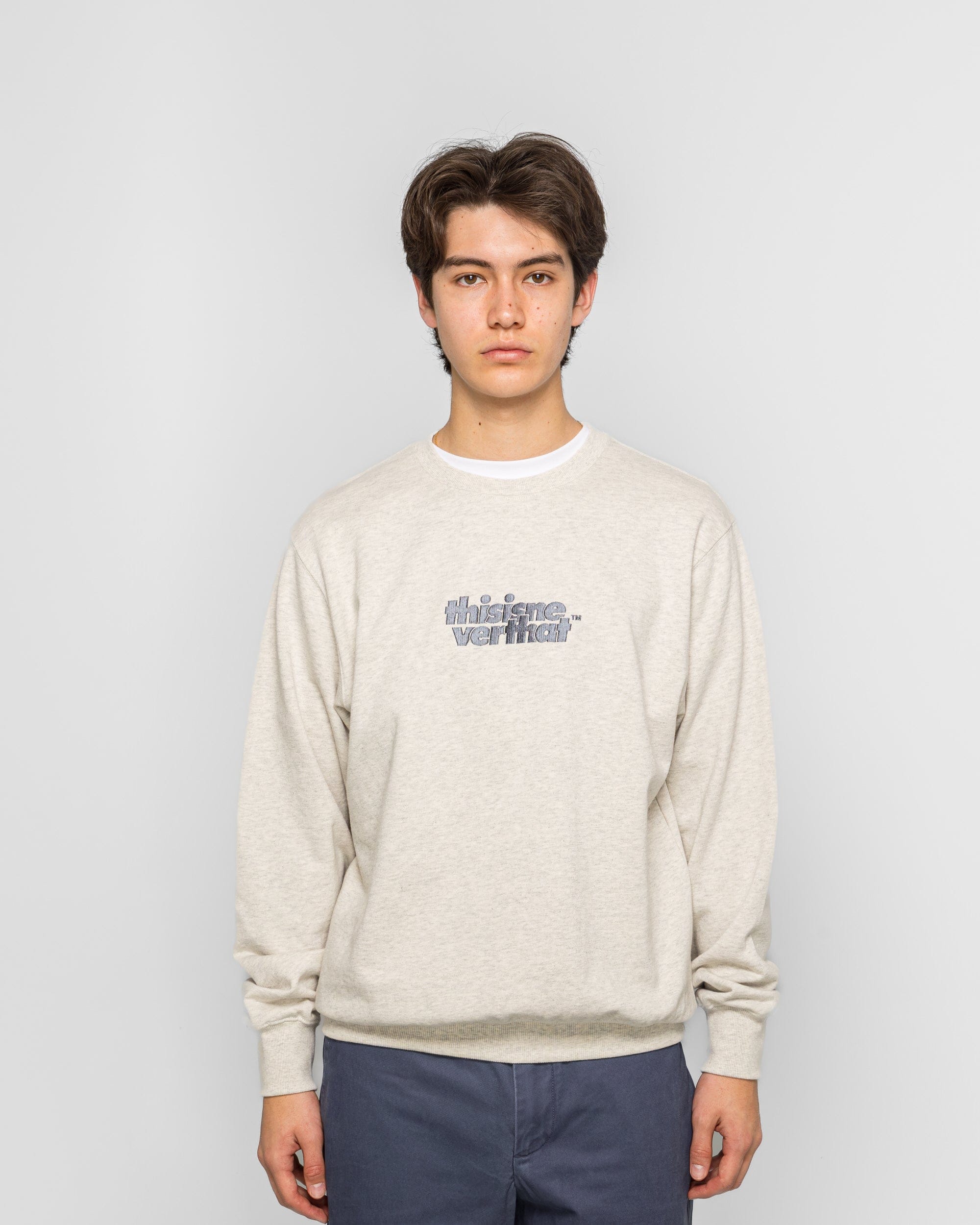Thisisneverthat OL - Logo Crewneck - Oatmeal