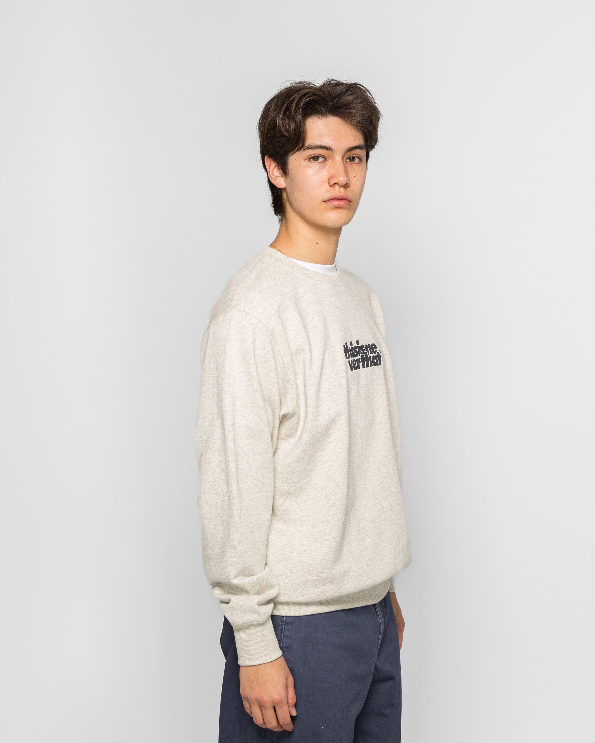 Thisisneverthat OL - Logo Crewneck - Oatmeal