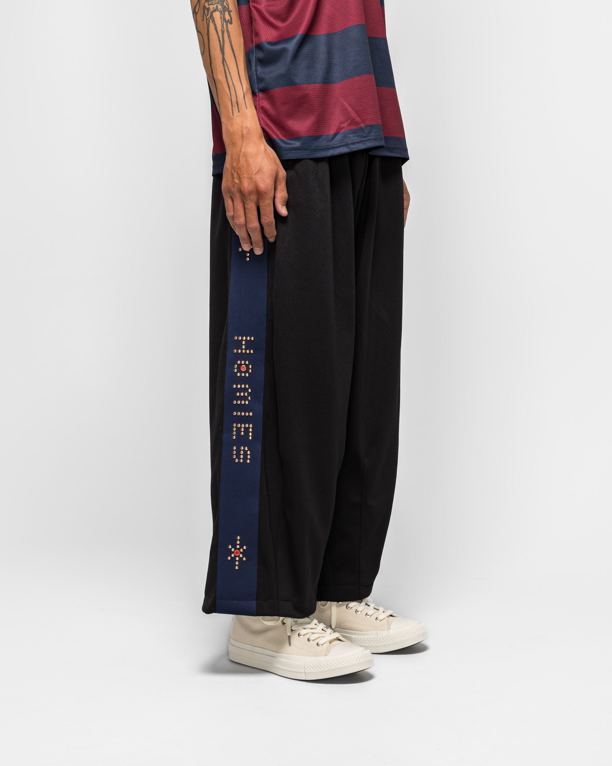 For The Homies Studded XXTRA Baggy Pant - Black