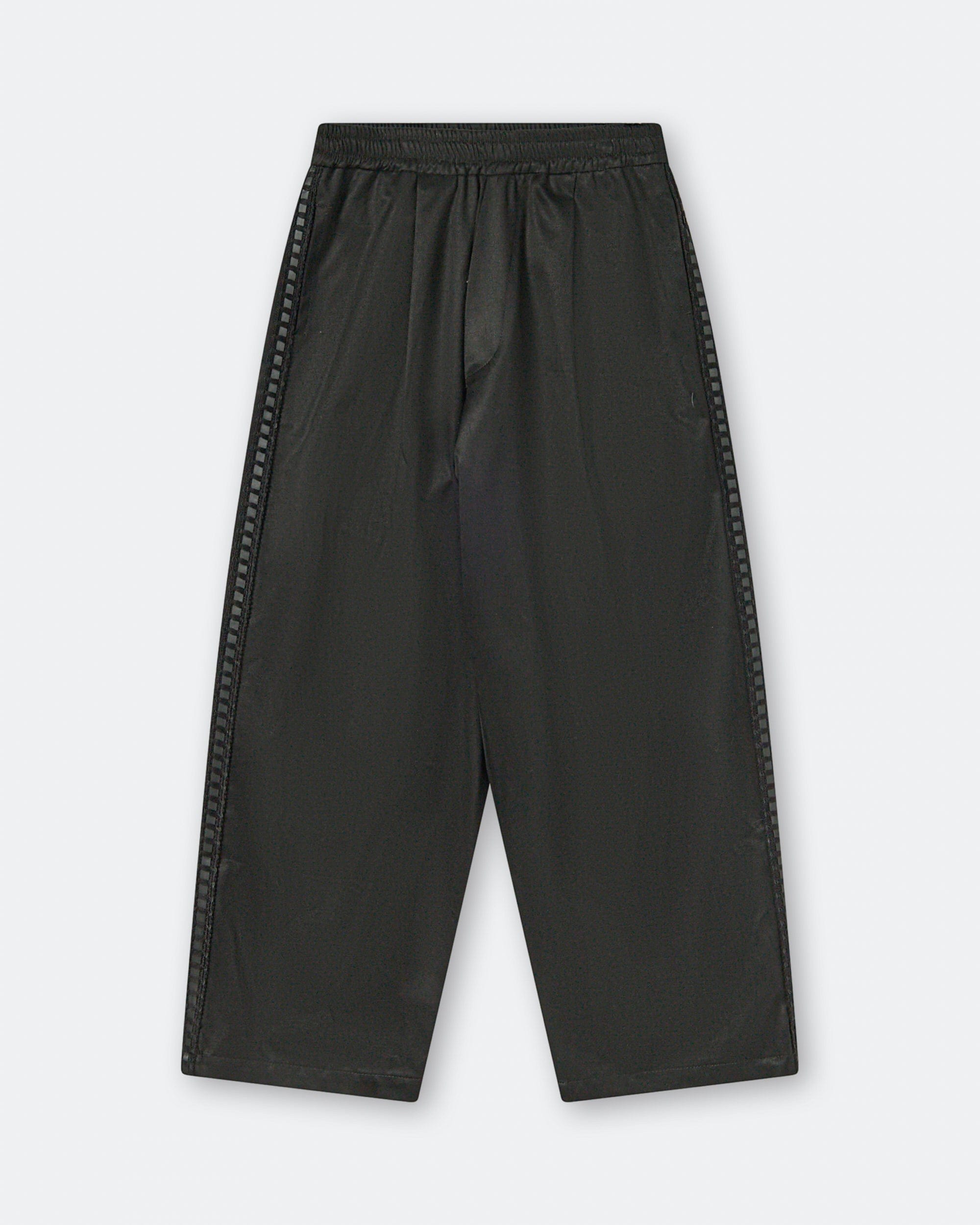 For The Homies Braided Relax Pant - Black