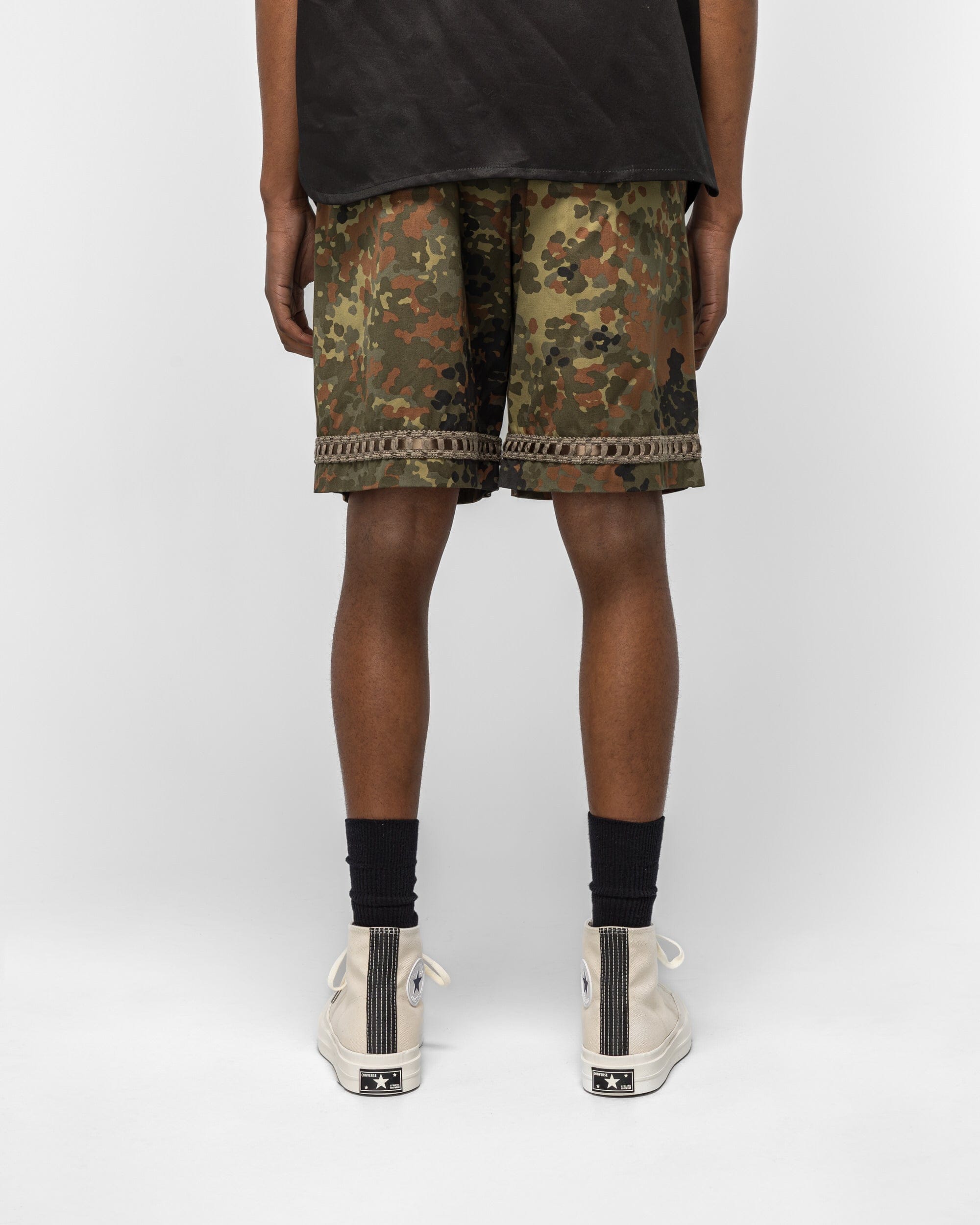 For The Homies Braided Relax Short - Camo