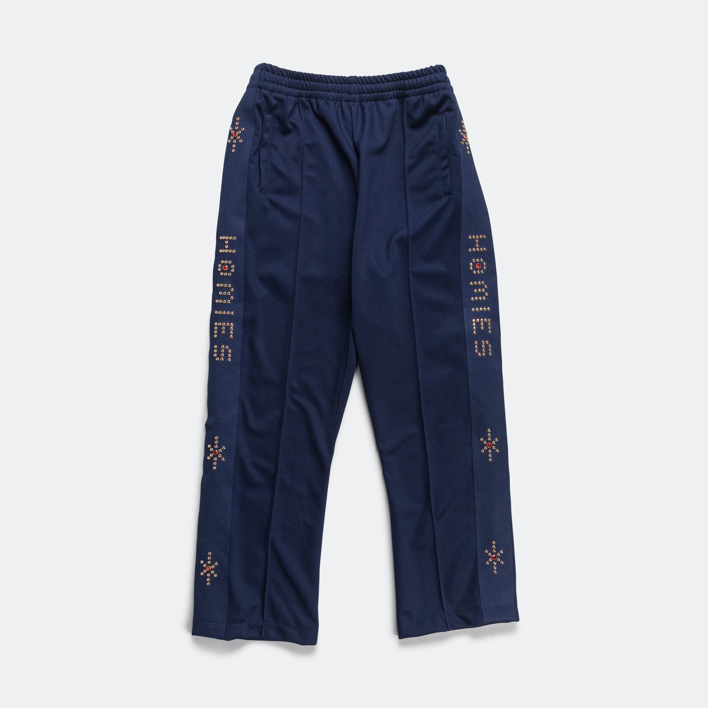 For The Homies Studded Track Pant - Navy
