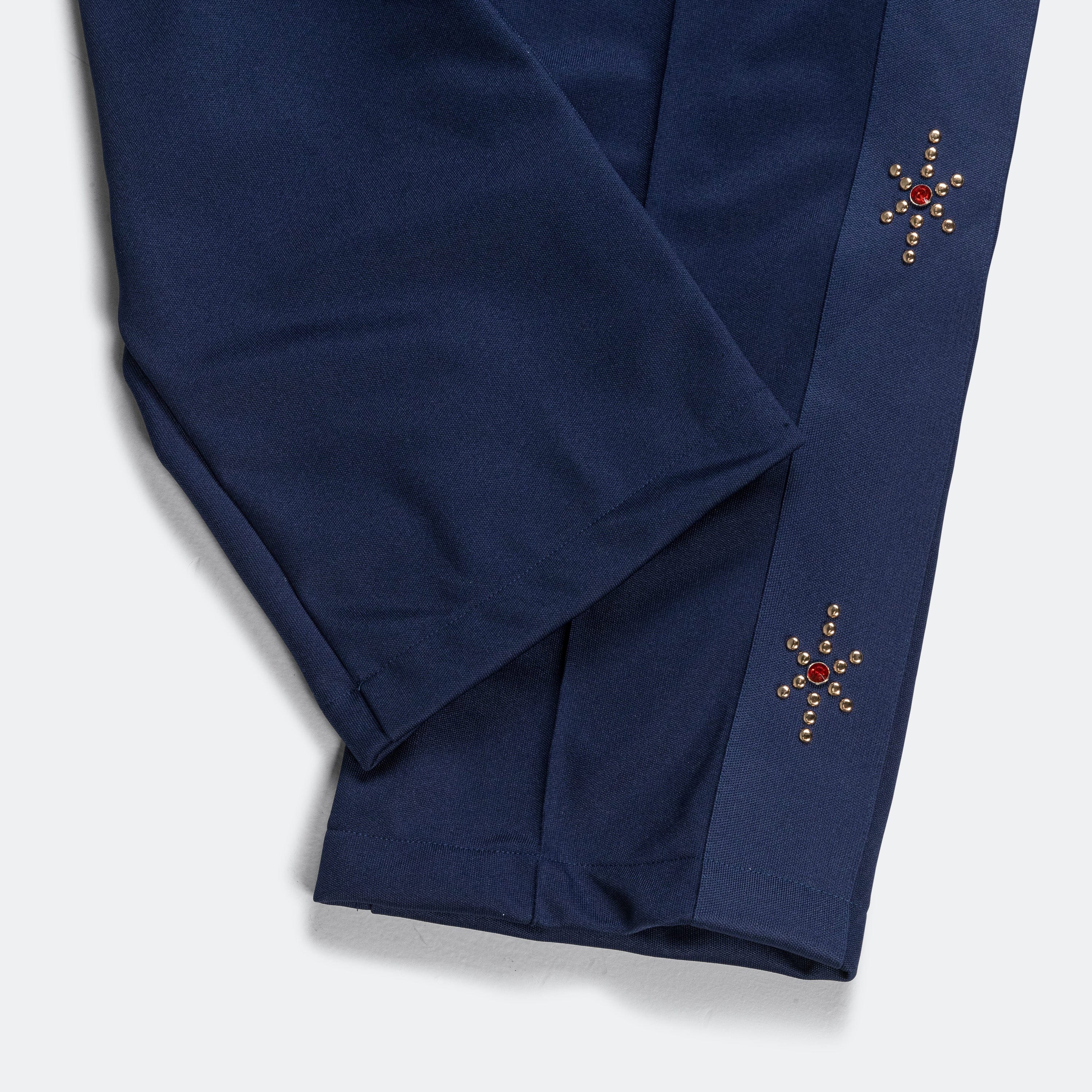 For The Homies Studded Track Pant - Navy