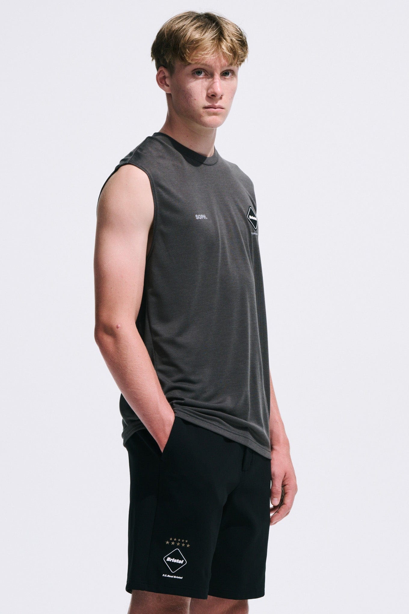 F.c.real Bristol POLARTEC S/L WORKOUT TOP