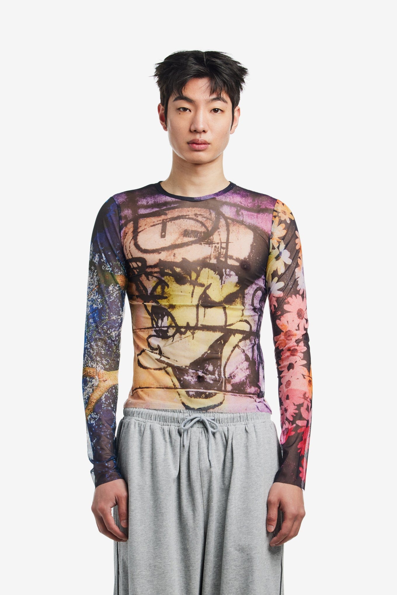 P.A.M. PHOTO MESH TOP - JOSHUA GORDON