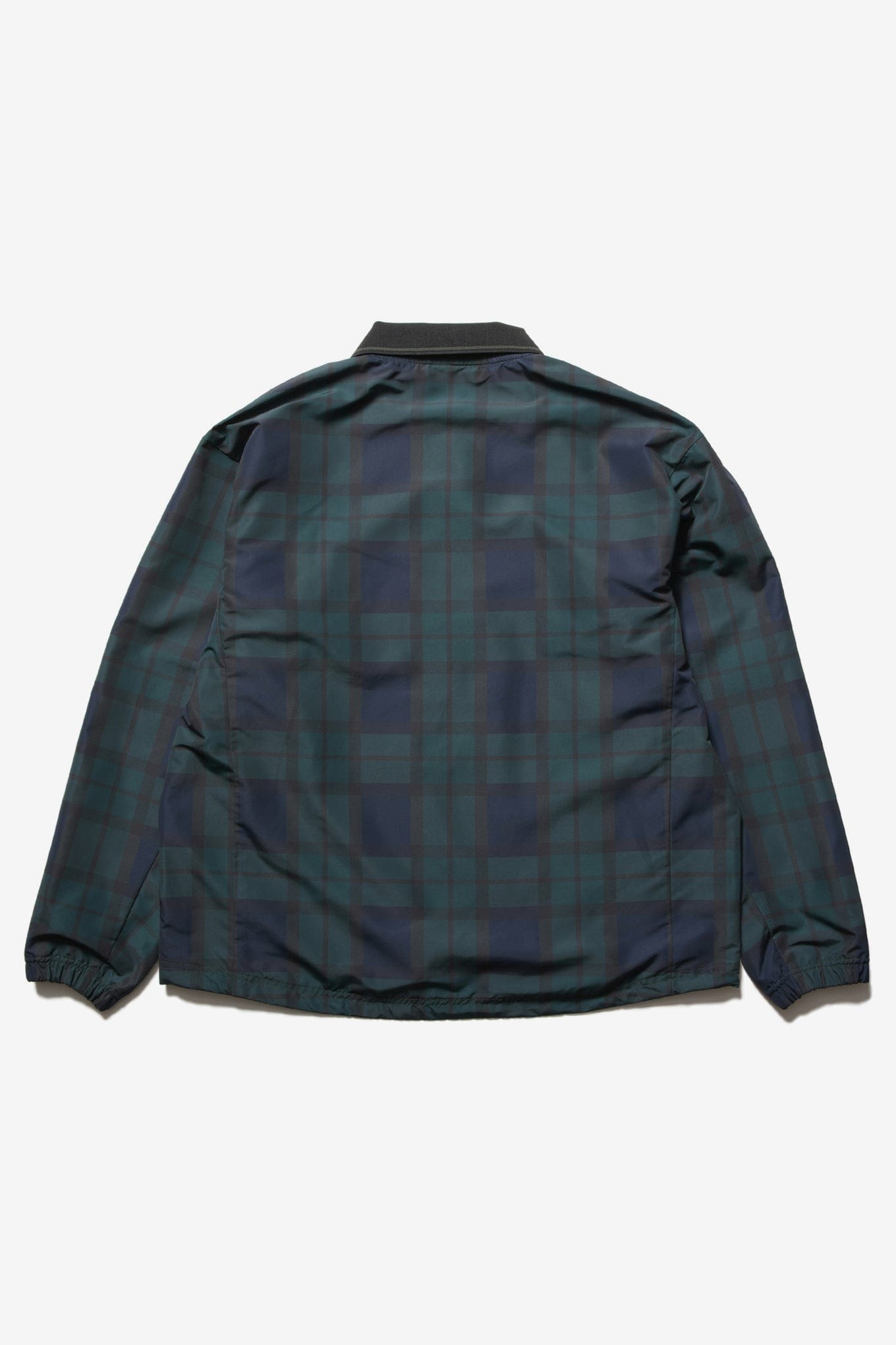F.c.real Bristol PLAID PRACTICE POLO COLLAR PISTE
