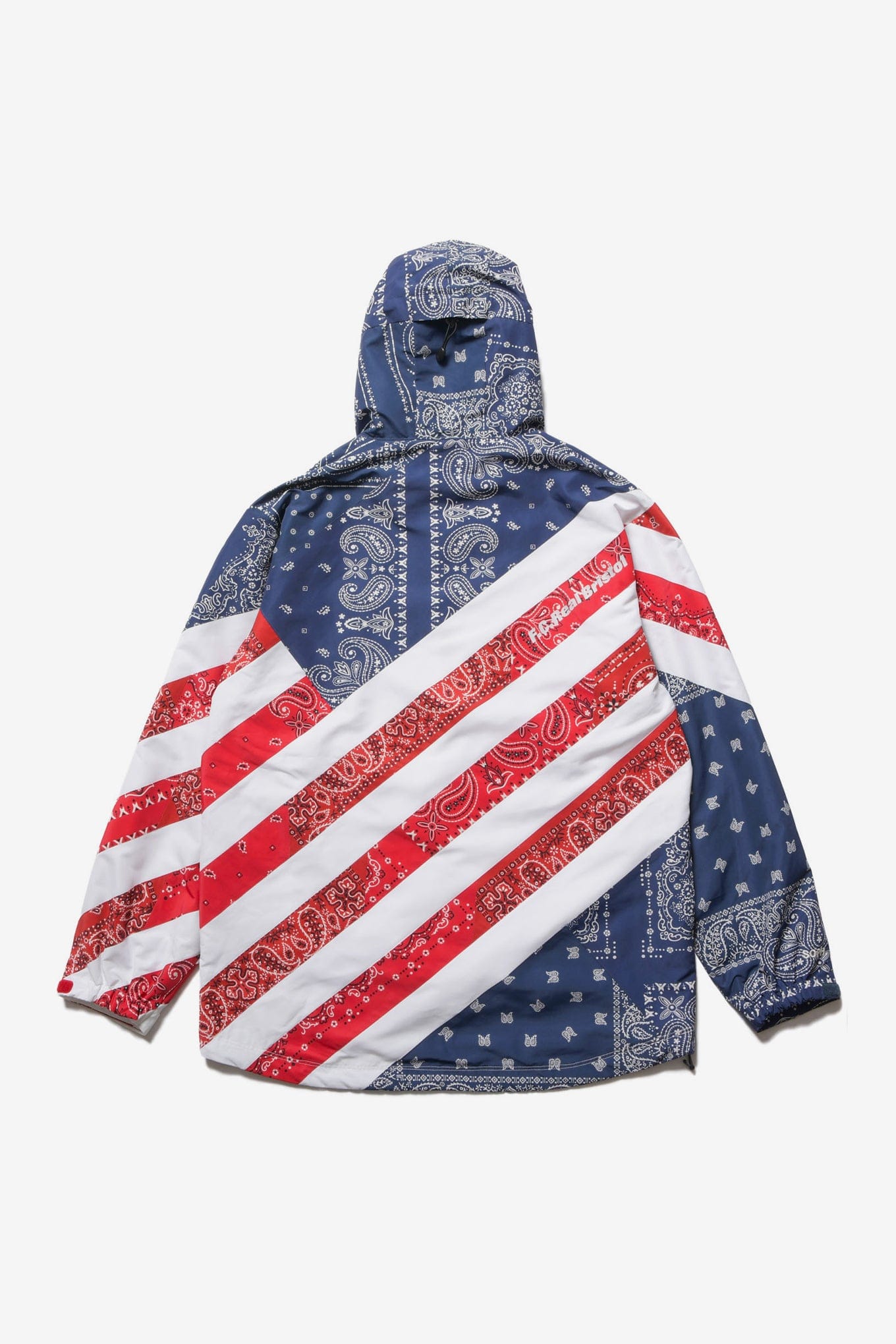 F.c.real Bristol PATCHWORK STRIPE PRACTICE JACKET