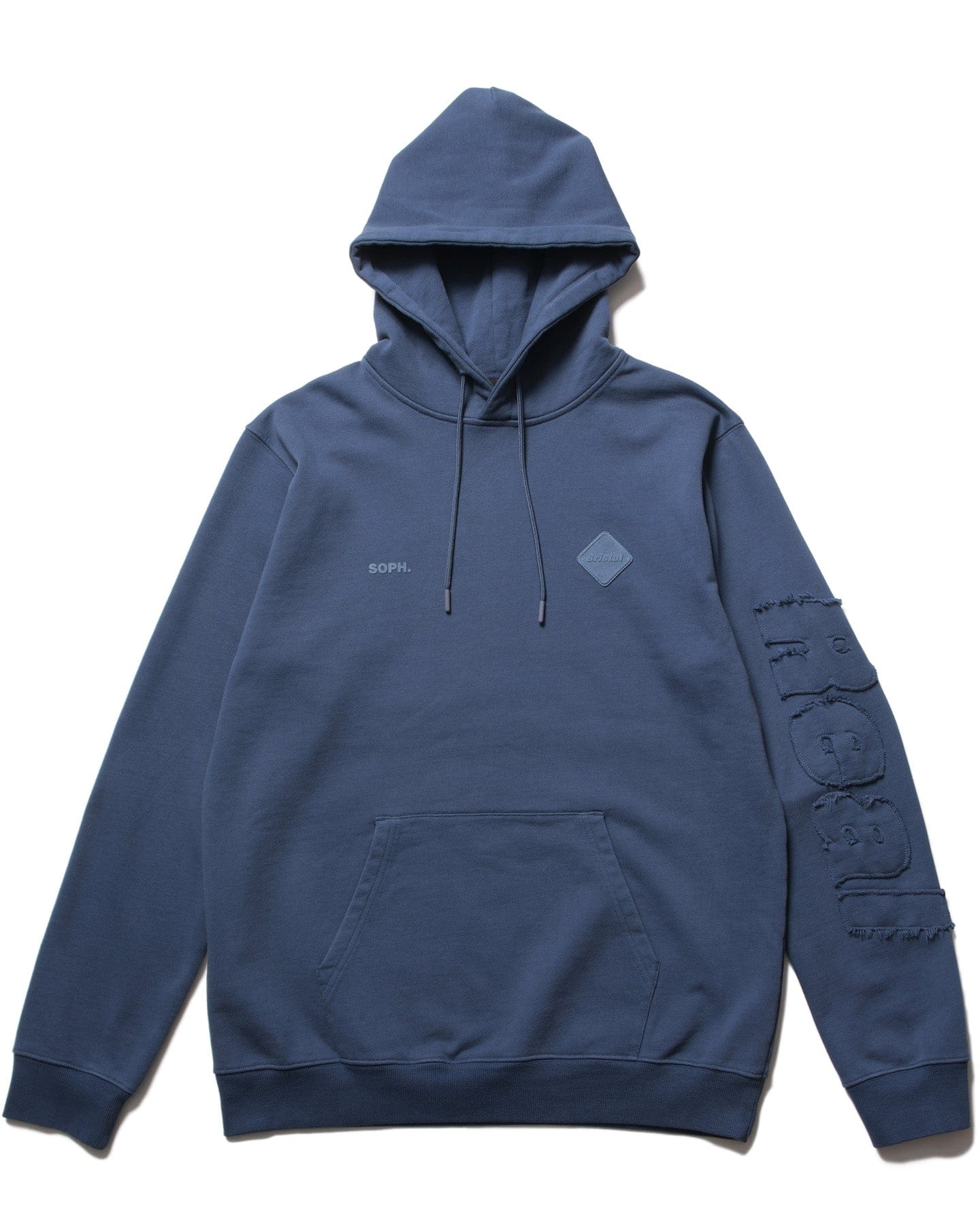 F.c.real Bristol CUT - OFF LOGO SWEAT HOODIE
