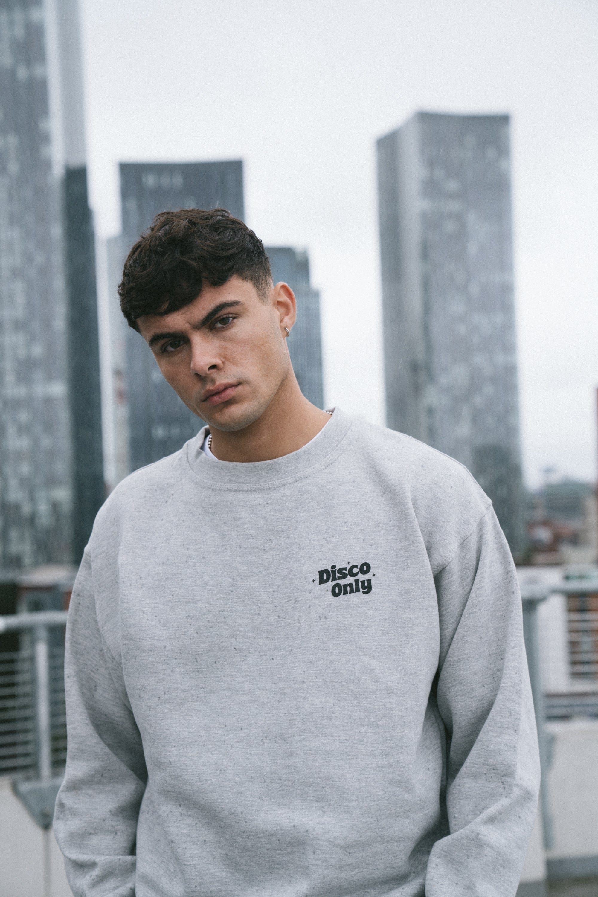 DISCO ONLY NYC Disco Sweater - Grey