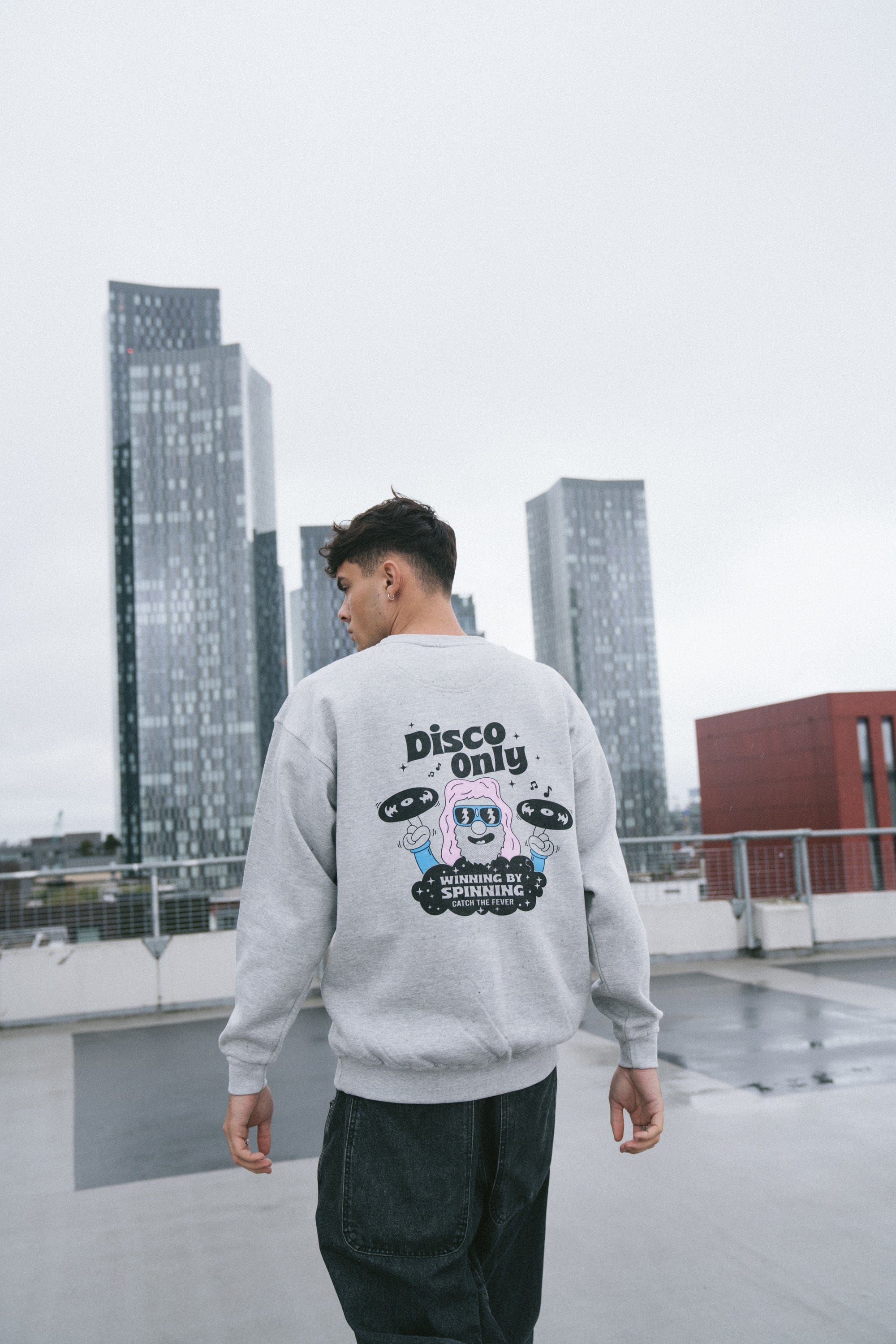 DISCO ONLY NYC Disco Sweater - Grey