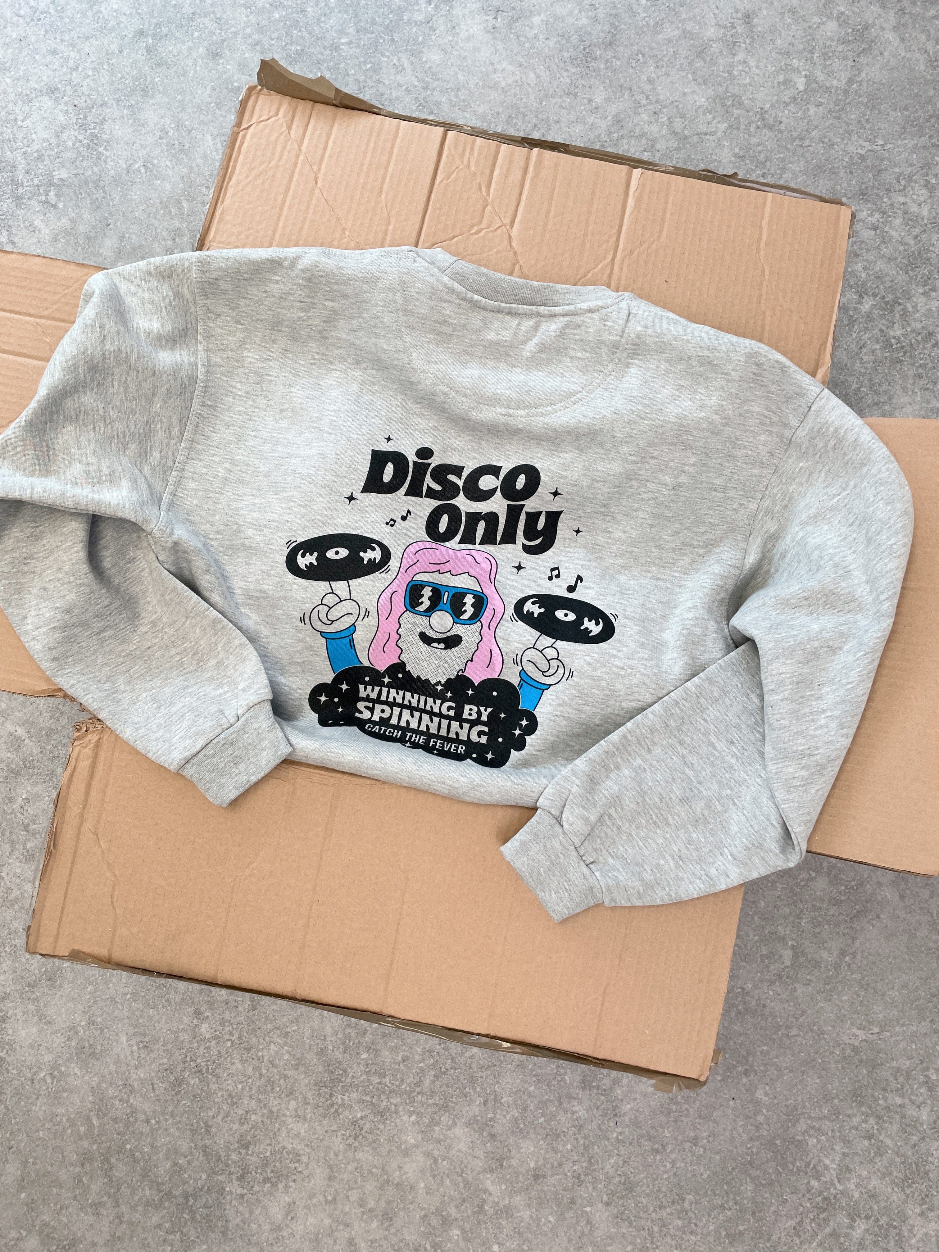 DISCO ONLY NYC Disco Sweater - Grey