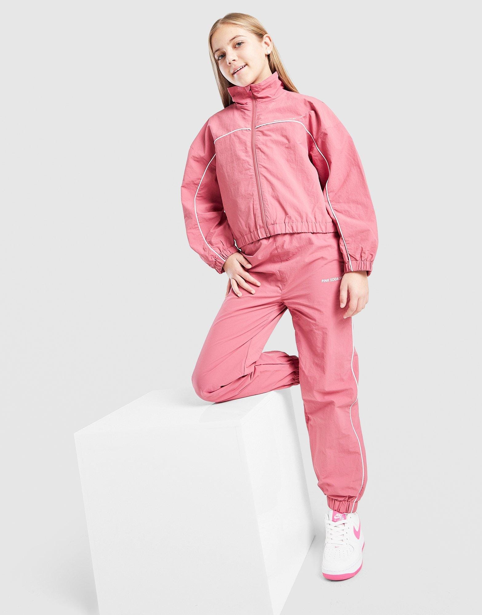 Pink Soda Sport Girls' Shell Tracksuit Junior