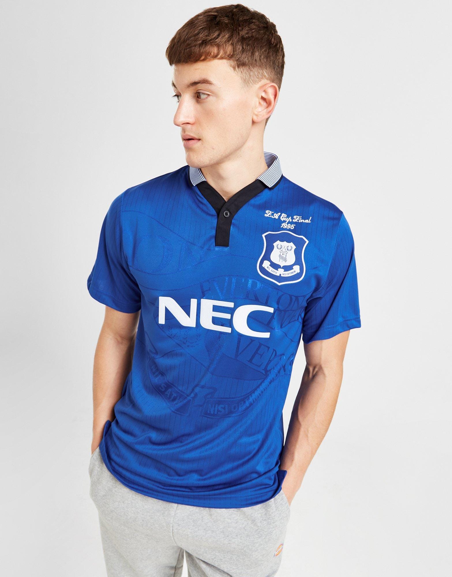 Score Draw Everton FC '95 FA Cup Winners Retro Home Shirt
