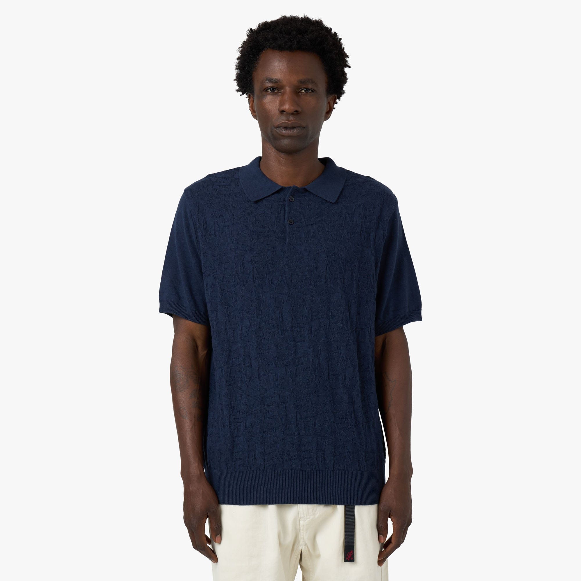 Thisisneverthat Stacked Polo / Navy