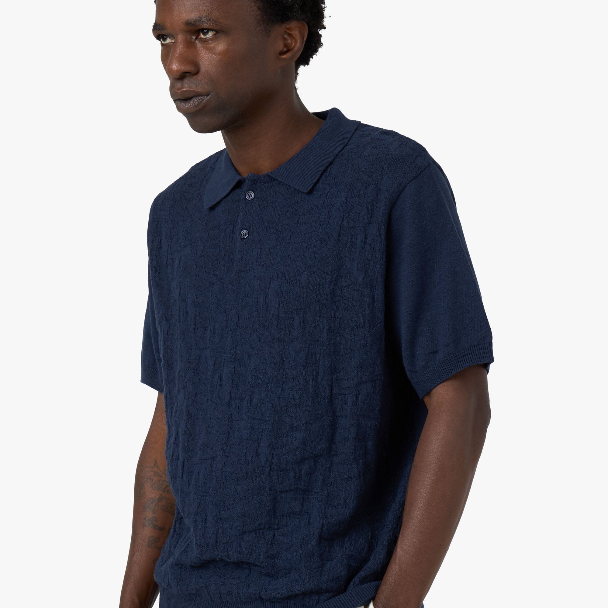 Thisisneverthat Stacked Polo / Navy