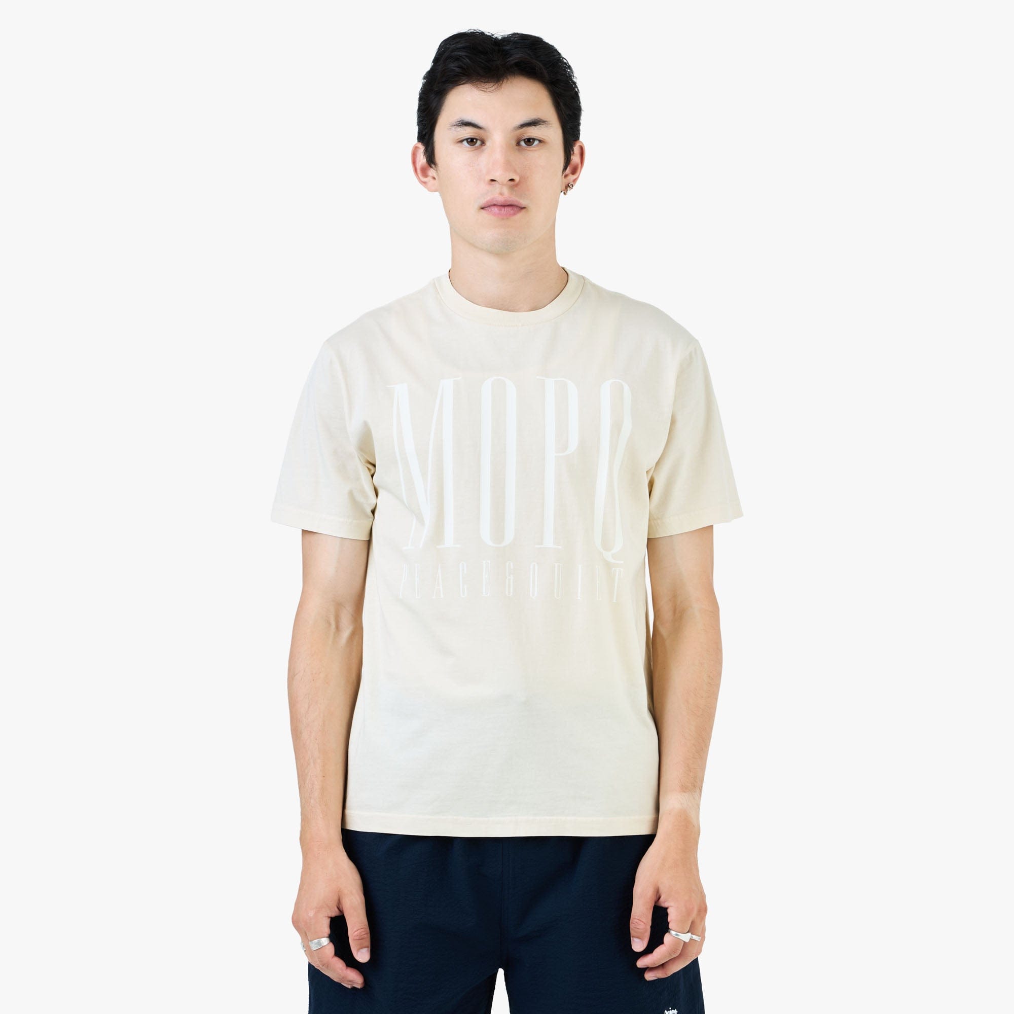 Museum of Peace and Quiet Headline T - Shirt / Bone