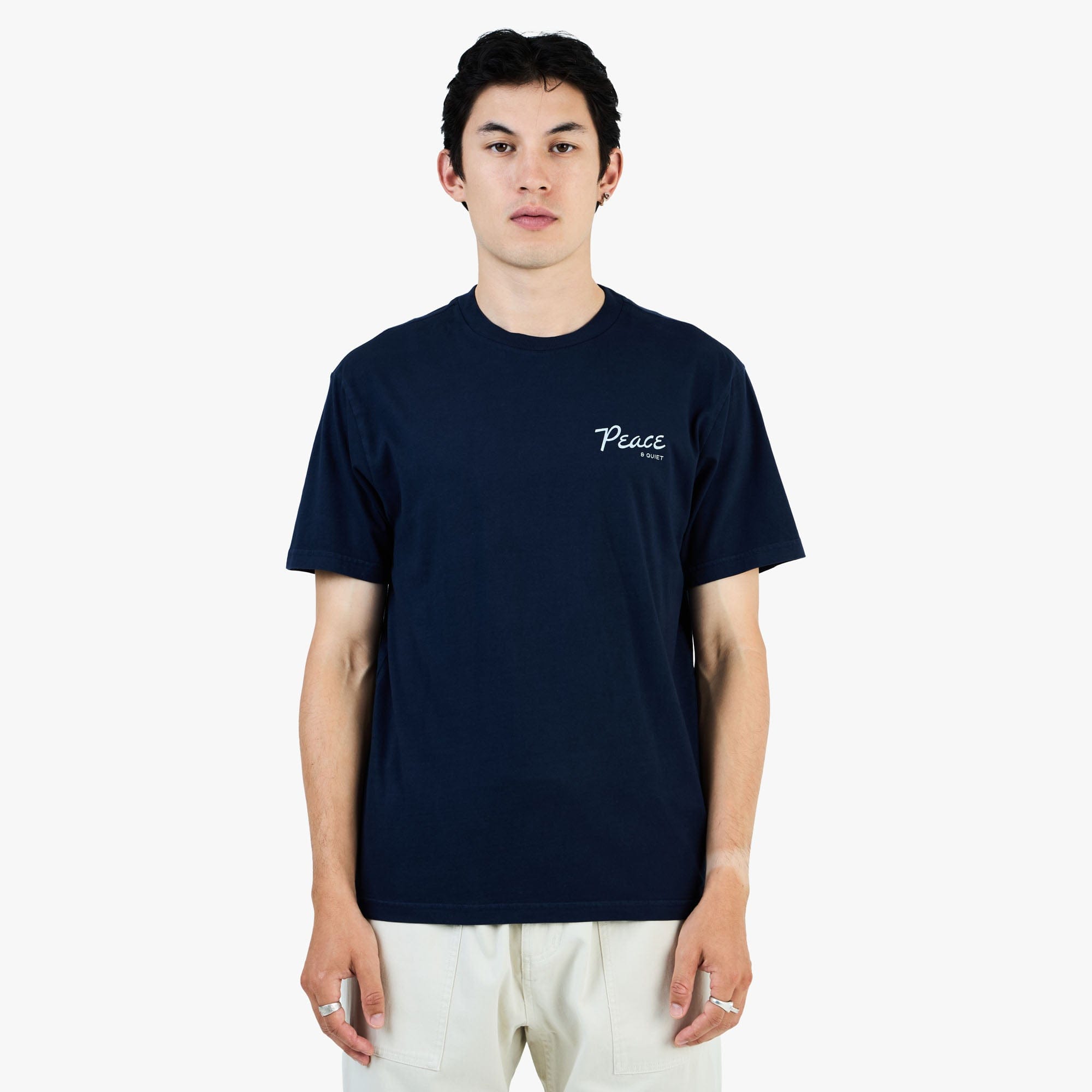 Museum of Peace and Quiet Diner T - Shirt / Navy
