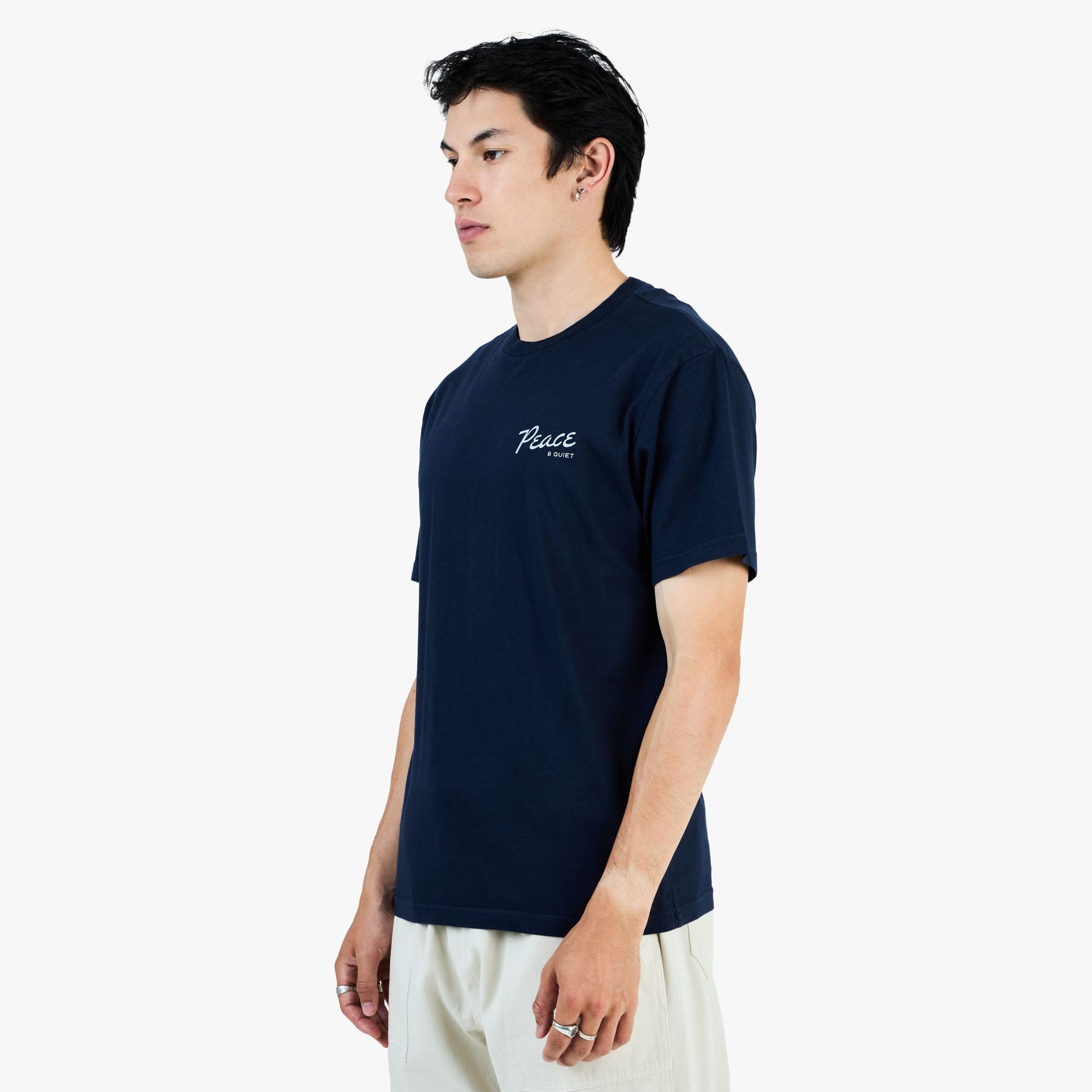 Museum of Peace and Quiet Diner T - Shirt / Navy