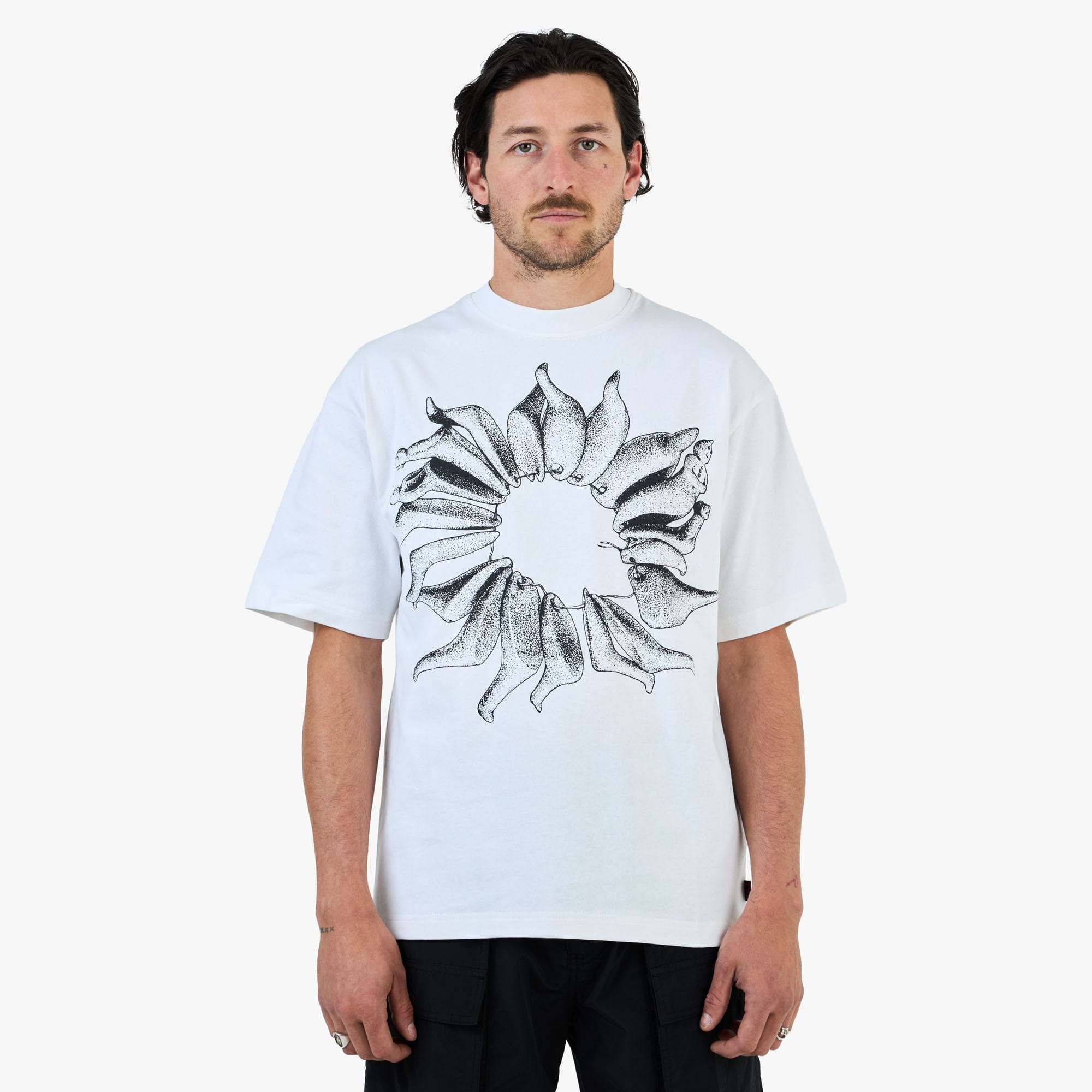 The Trilogy Tapes Strung T - Shirt / White