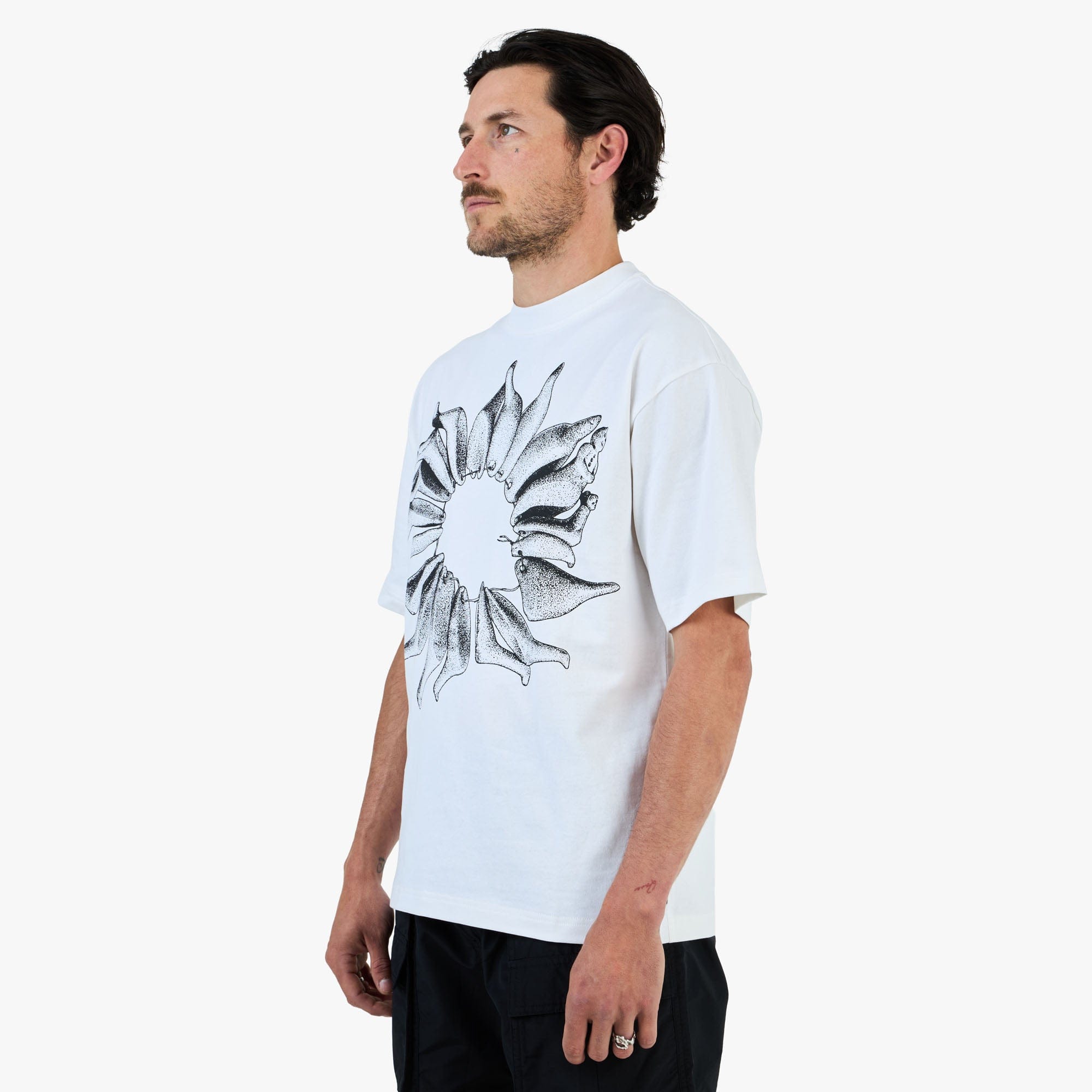The Trilogy Tapes Strung T - Shirt / White