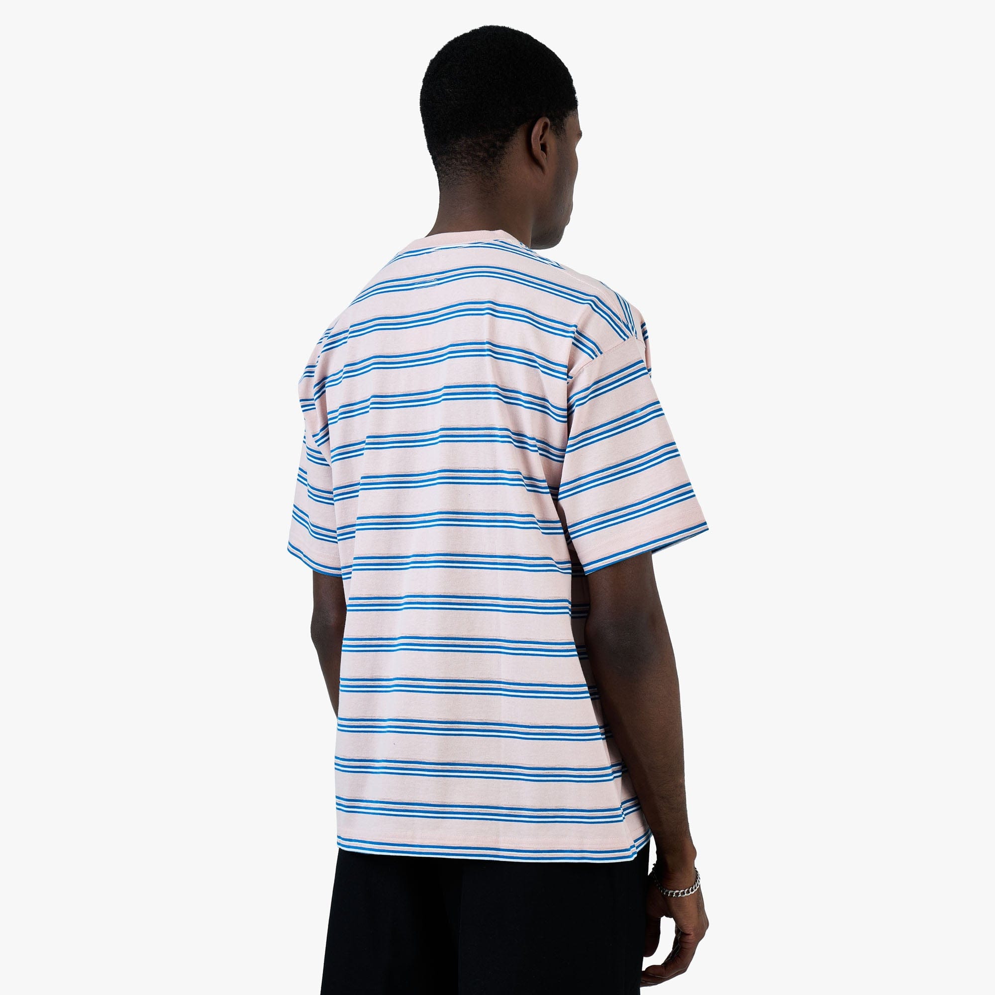 BEAMS Stripe T - Shirt / Pink