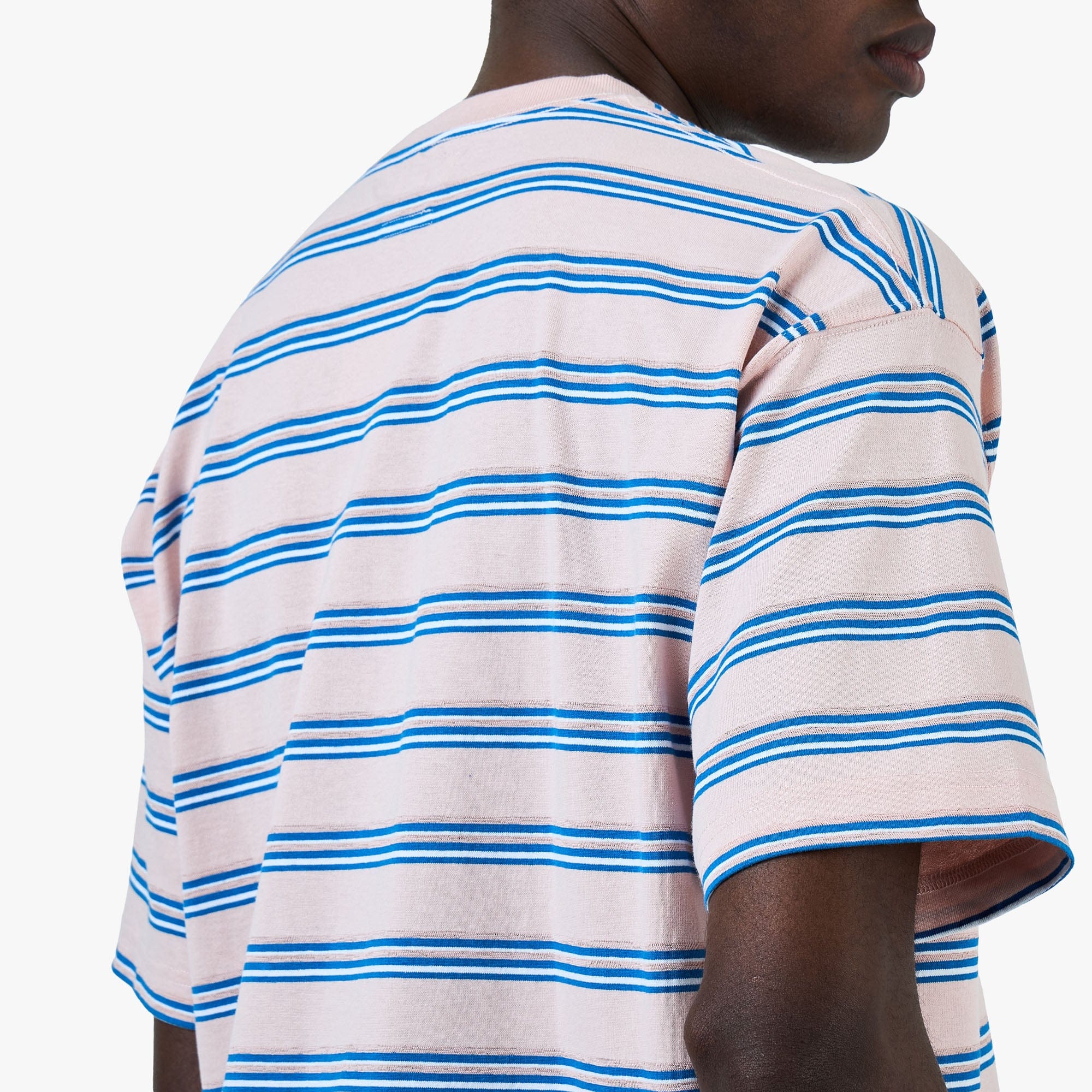 BEAMS Stripe T - Shirt / Pink