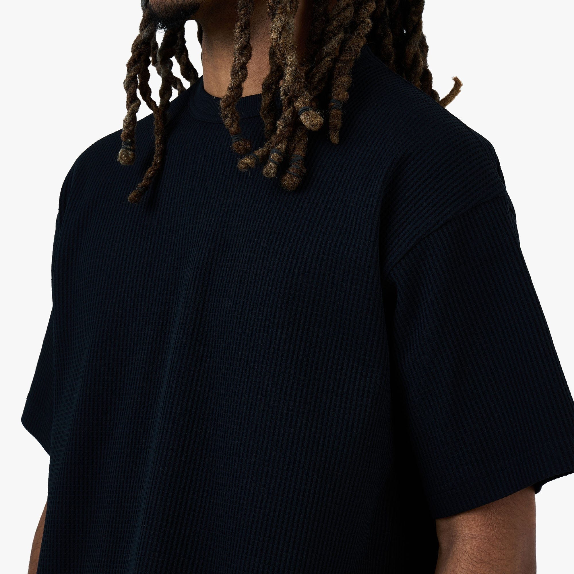 BEAMS Stretch Thermal T - Shirt / Black