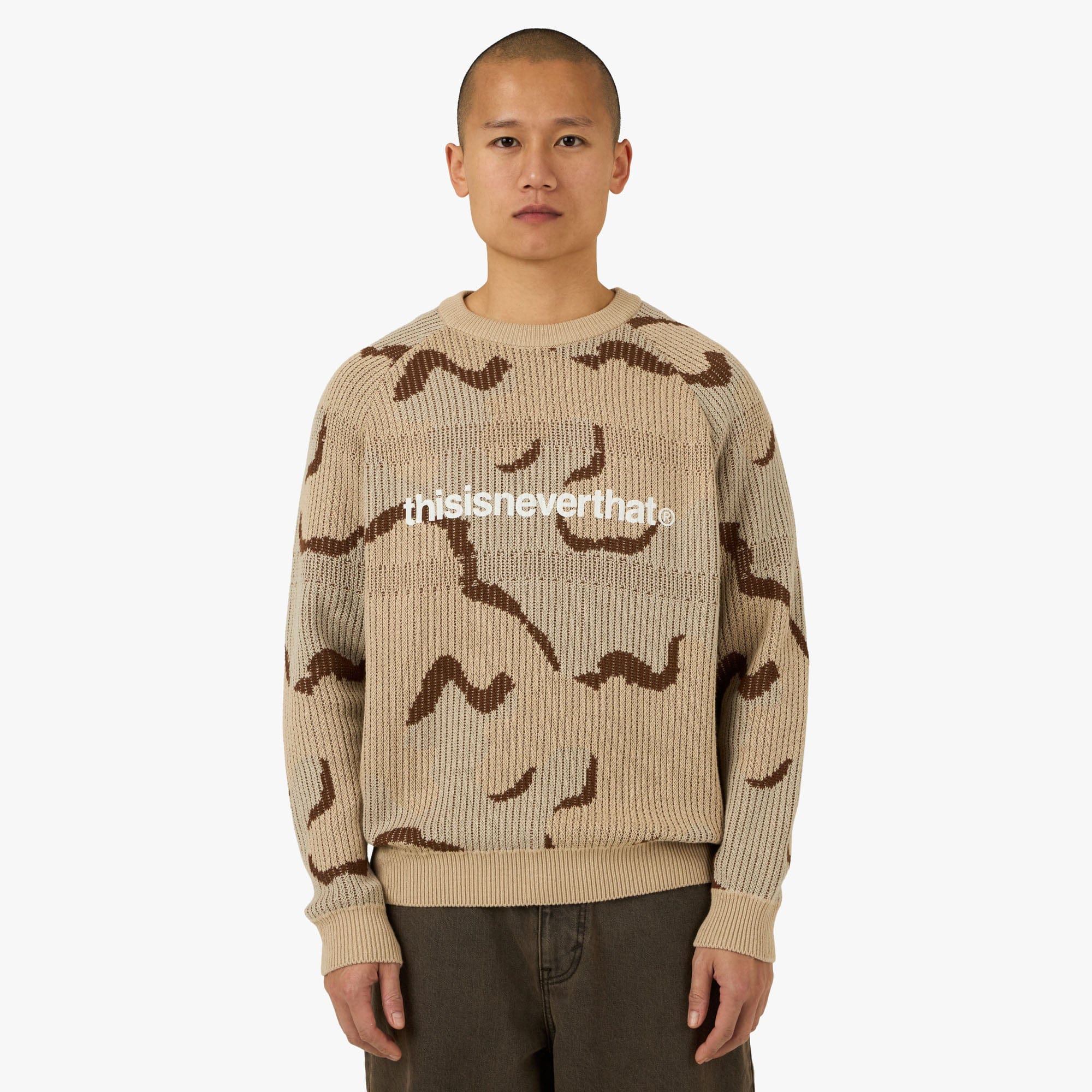Thisisneverthat T - Logo Knit Sweater / Camo