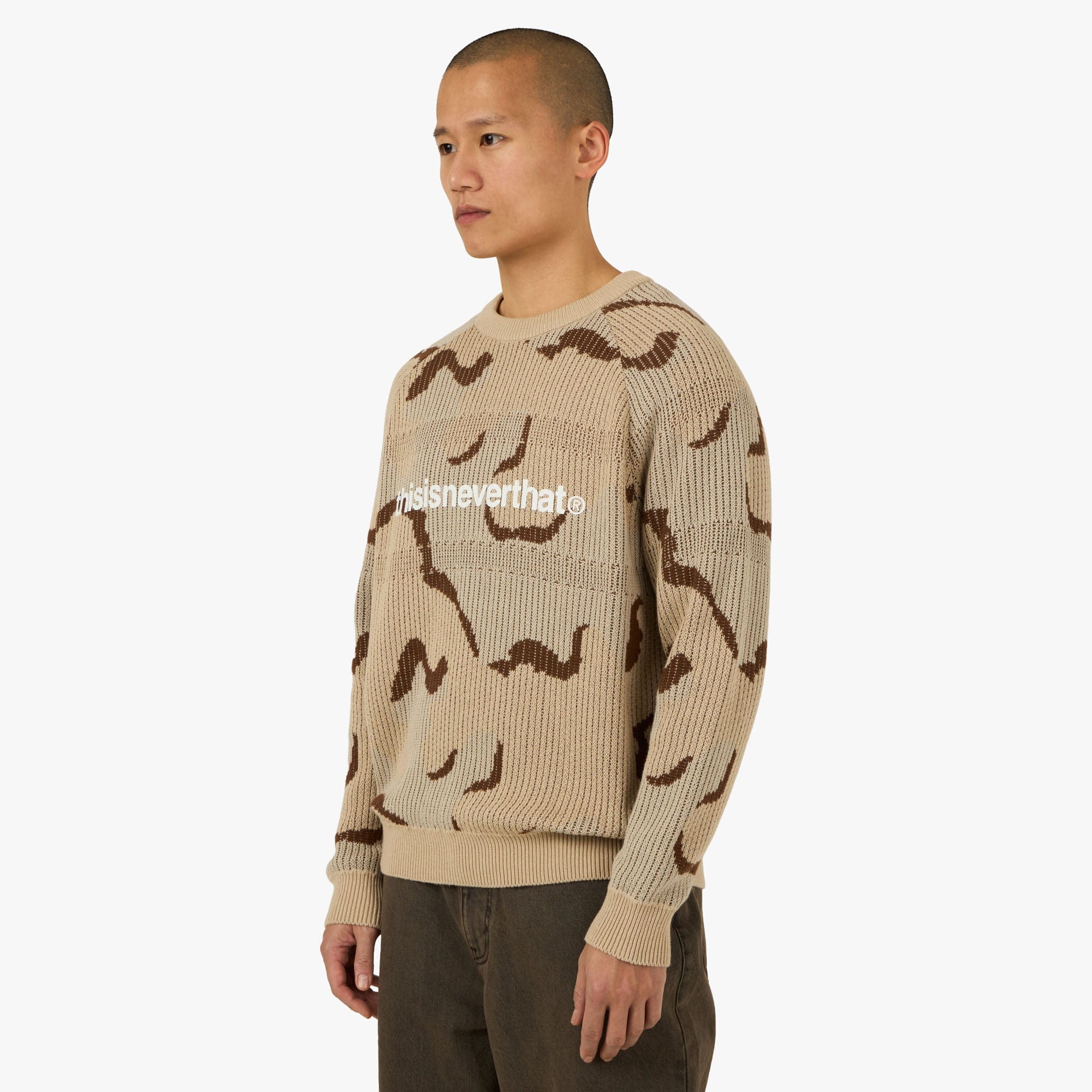 Thisisneverthat T - Logo Knit Sweater / Camo