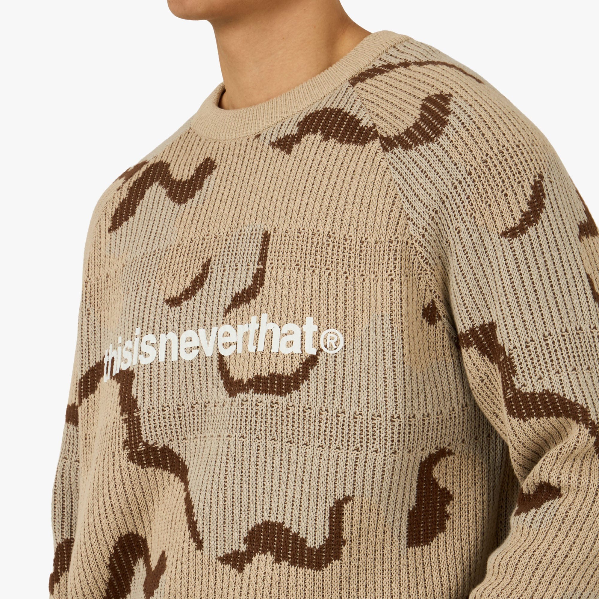 Thisisneverthat T - Logo Knit Sweater / Camo