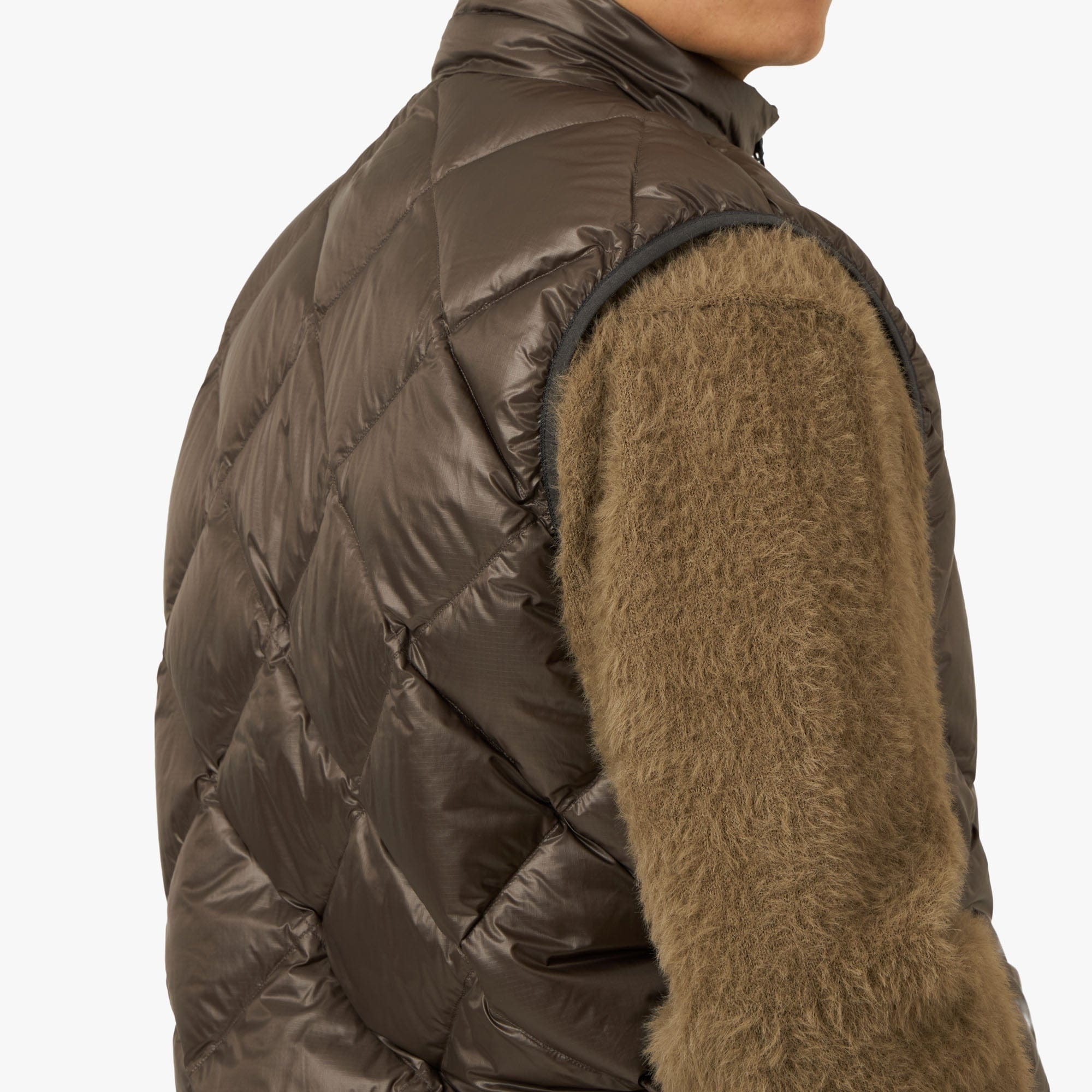 Thisisneverthat PERTEX Light Down Vest / Brown