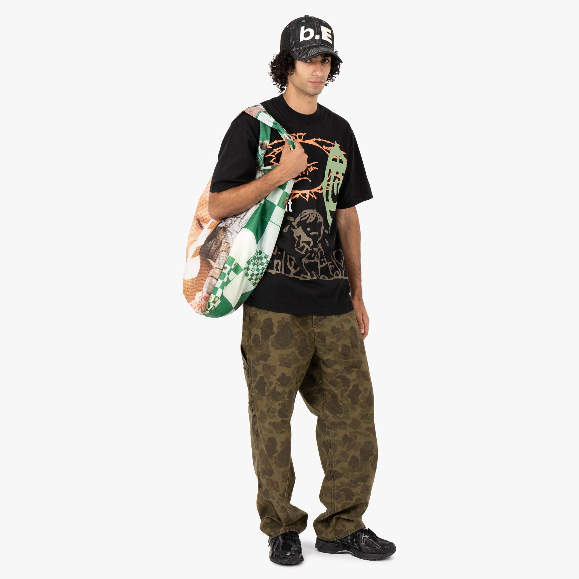 b.Eautiful b.E heat T - Shirt / Black