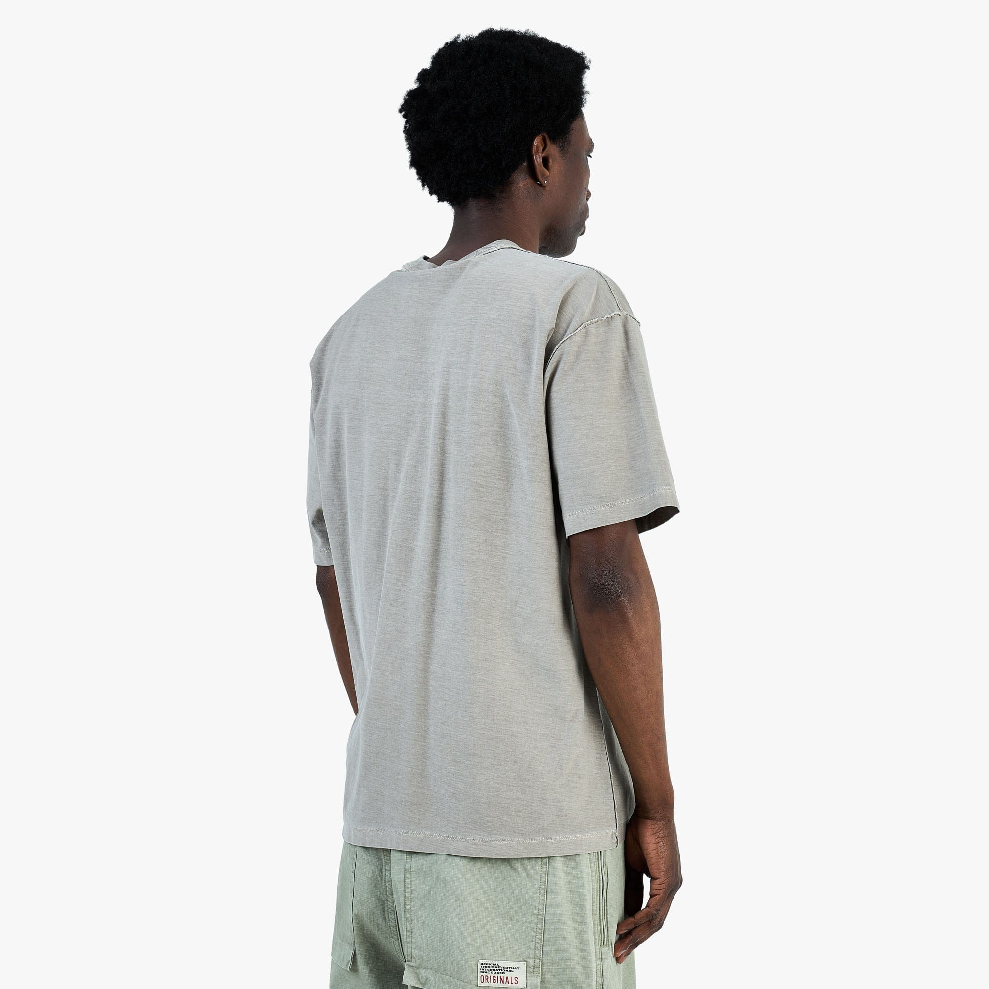 Thisisneverthat Overdyed Reverse T - Shirt / Desert Grey