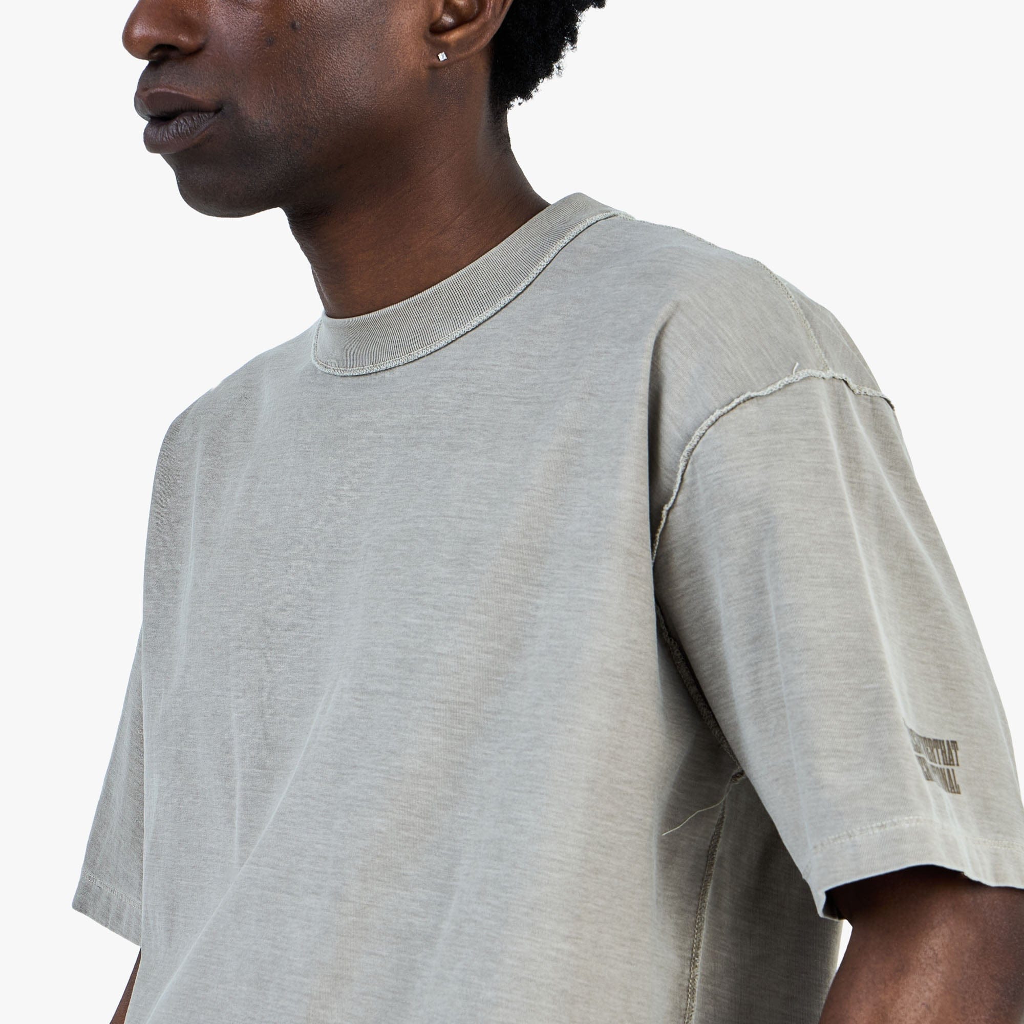 Thisisneverthat Overdyed Reverse T - Shirt / Desert Grey