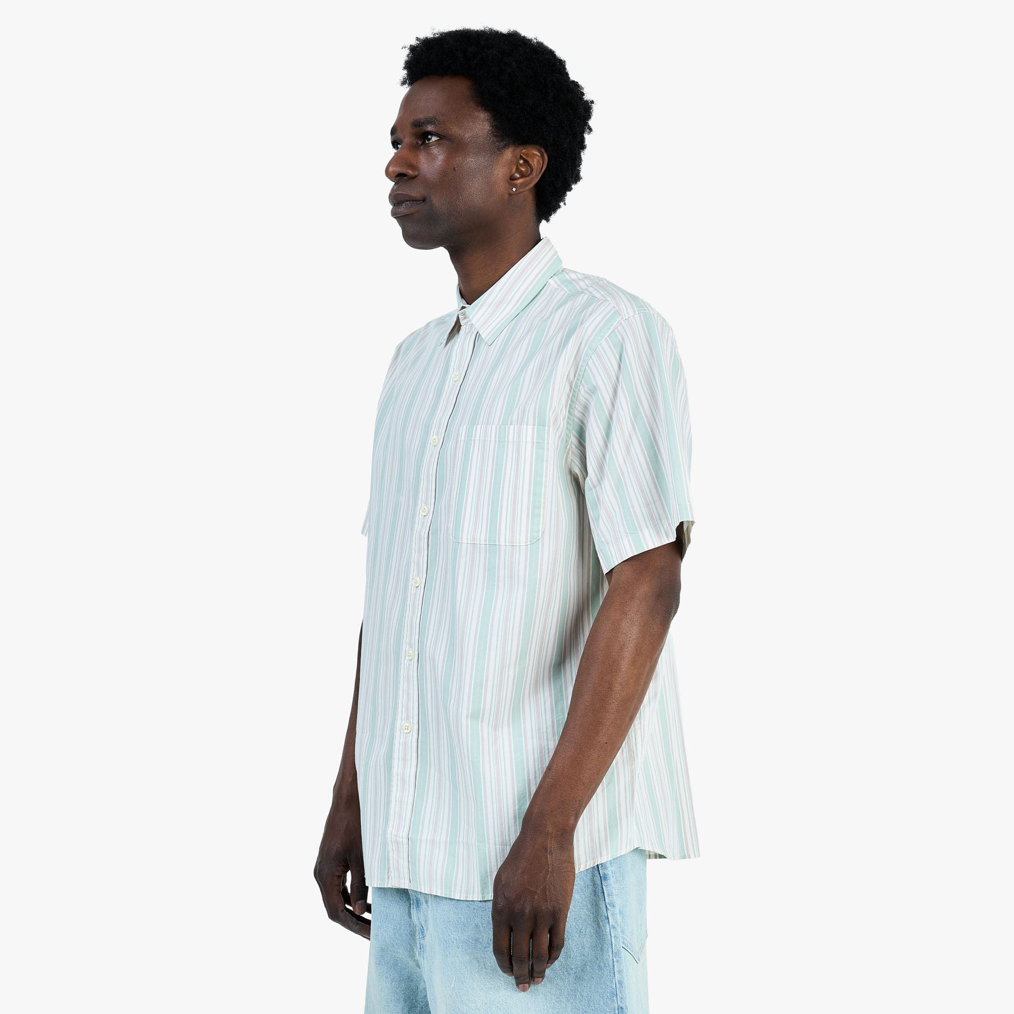 Thisisneverthat Striped T - Shirt / Green