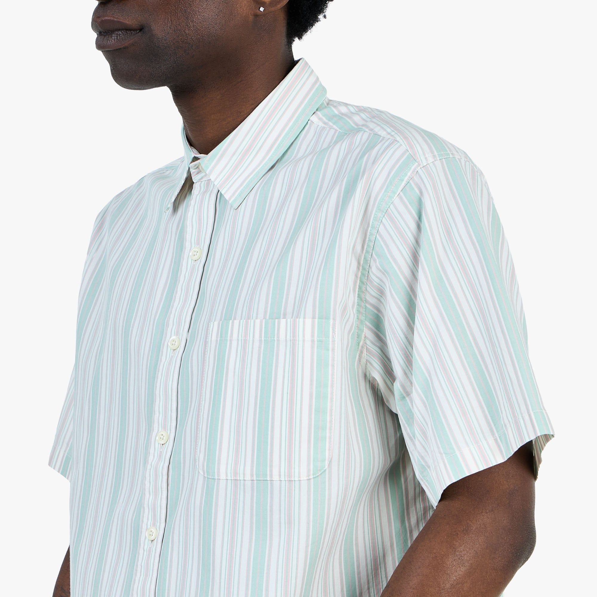 Thisisneverthat Striped T - Shirt / Green