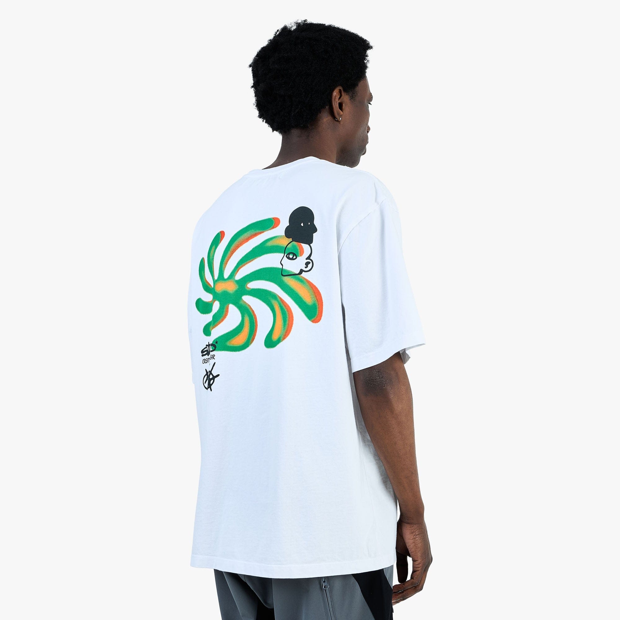 Supervsn Studio Wheel T - Shirt / White