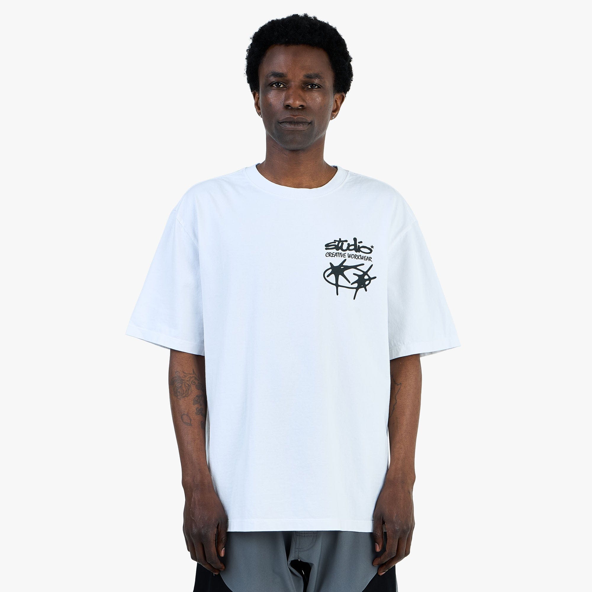 Supervsn Studio Wheel T - Shirt / White