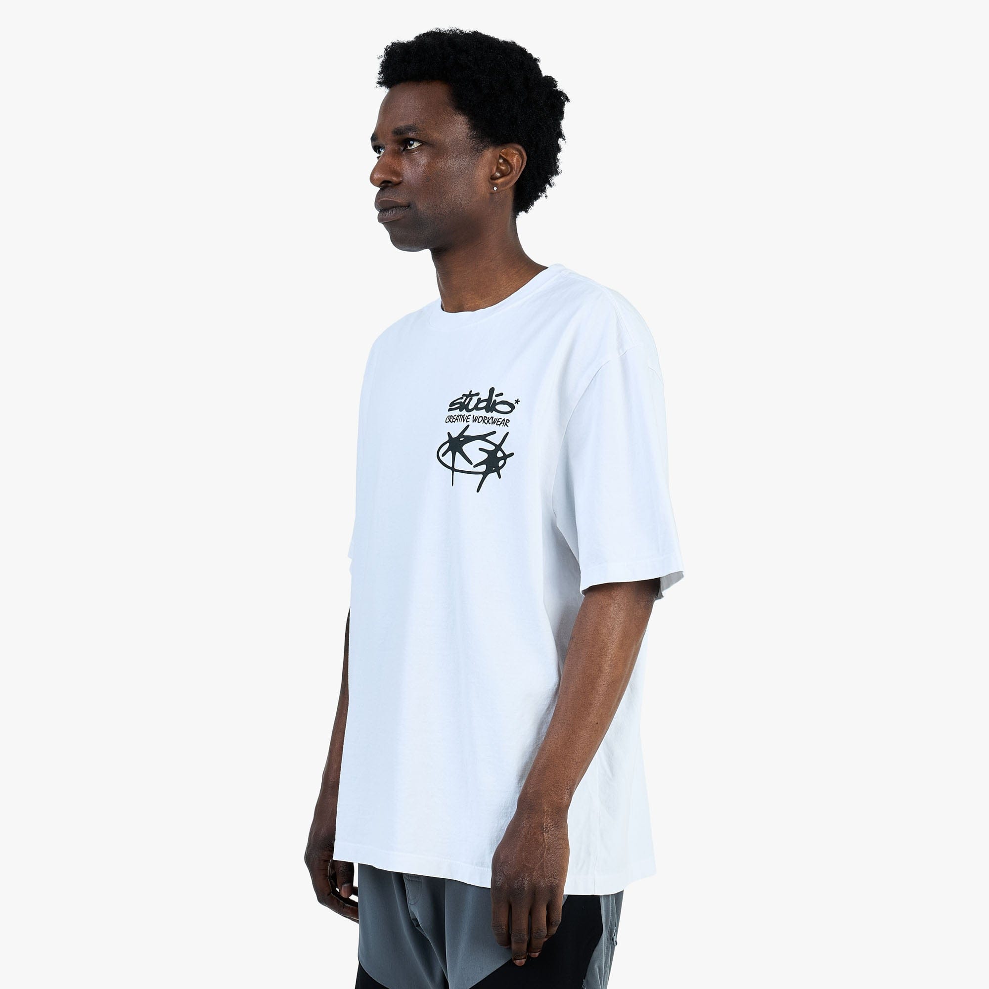 Supervsn Studio Wheel T - Shirt / White